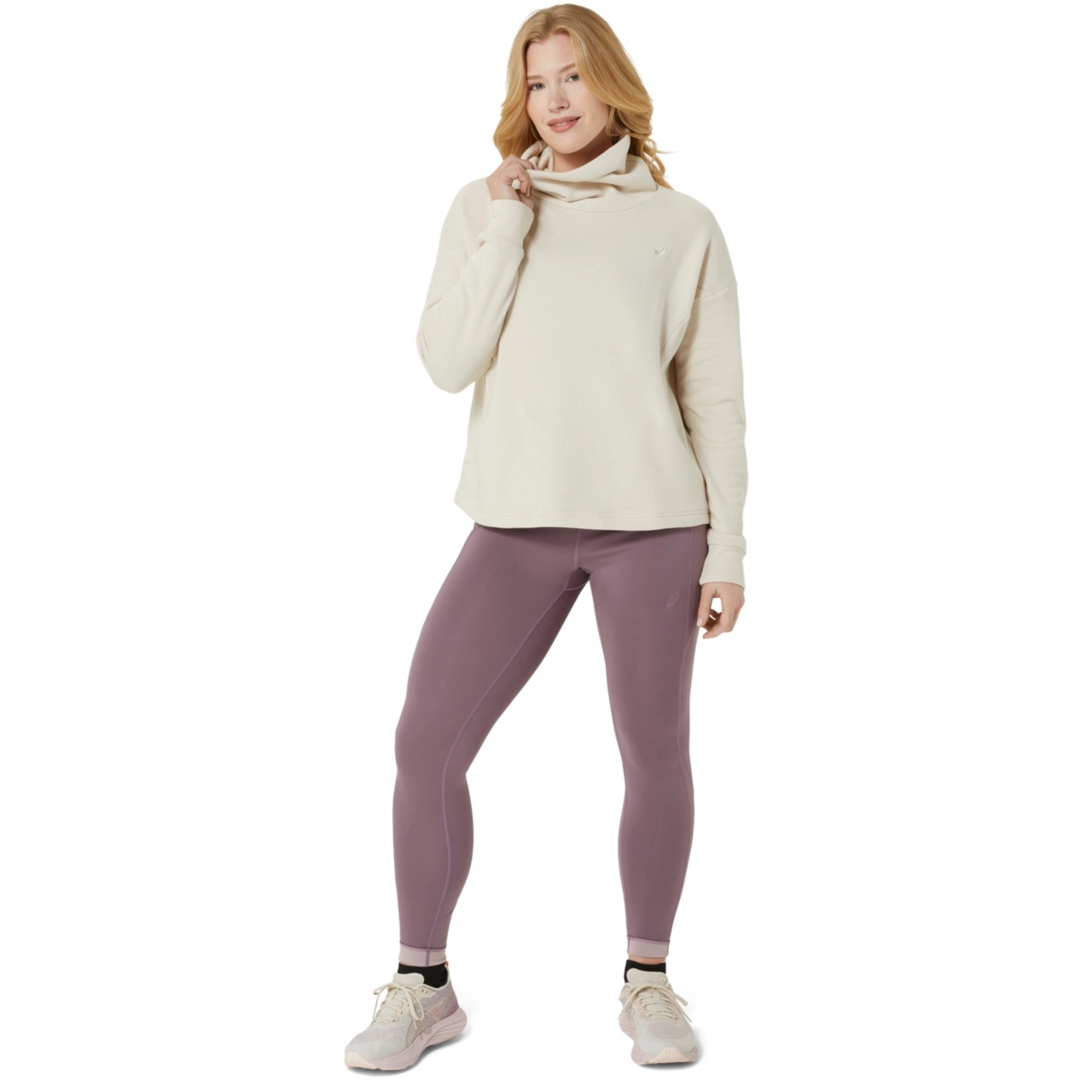 FRENCH TERRY HIGH NECK TOP - 7
