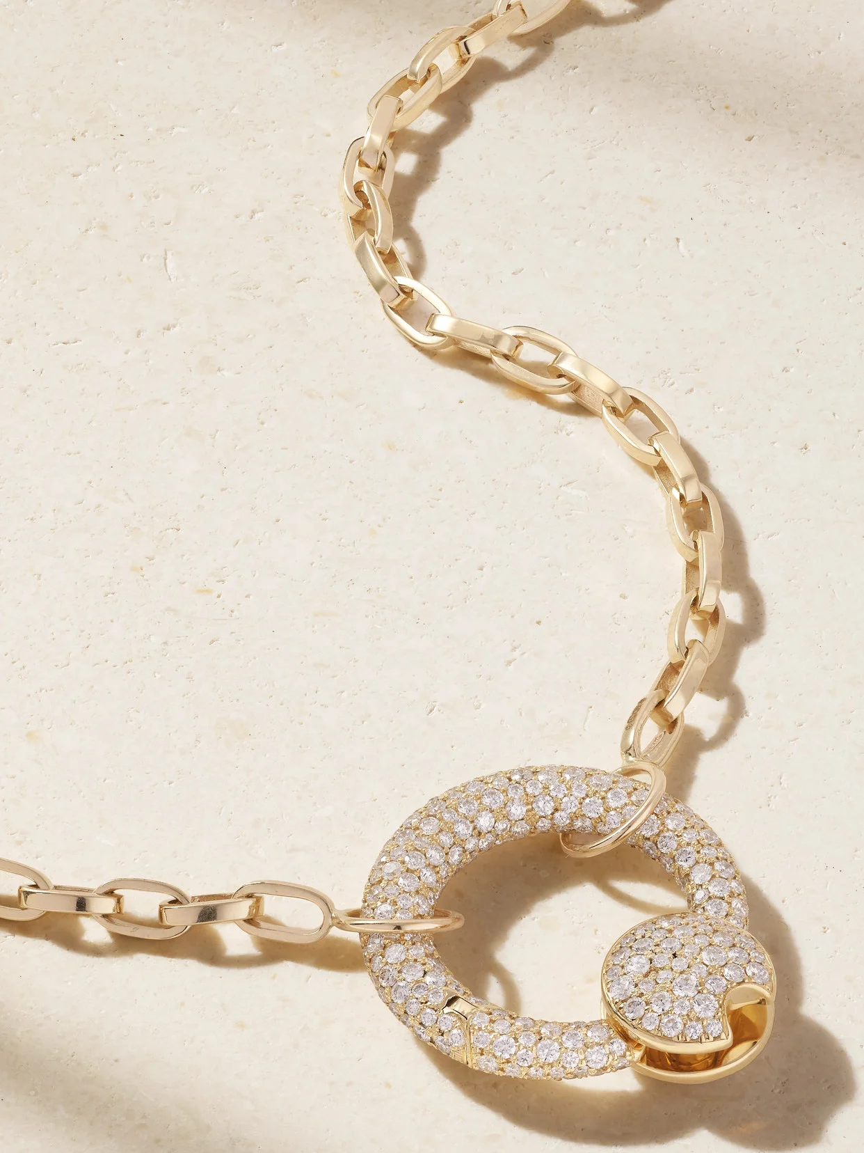 Allstoned 18-karat Gold Diamond Necklace - 1