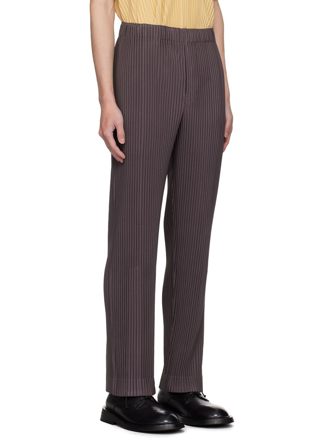 Purple Pleats Bottoms 1 Trousers - 2