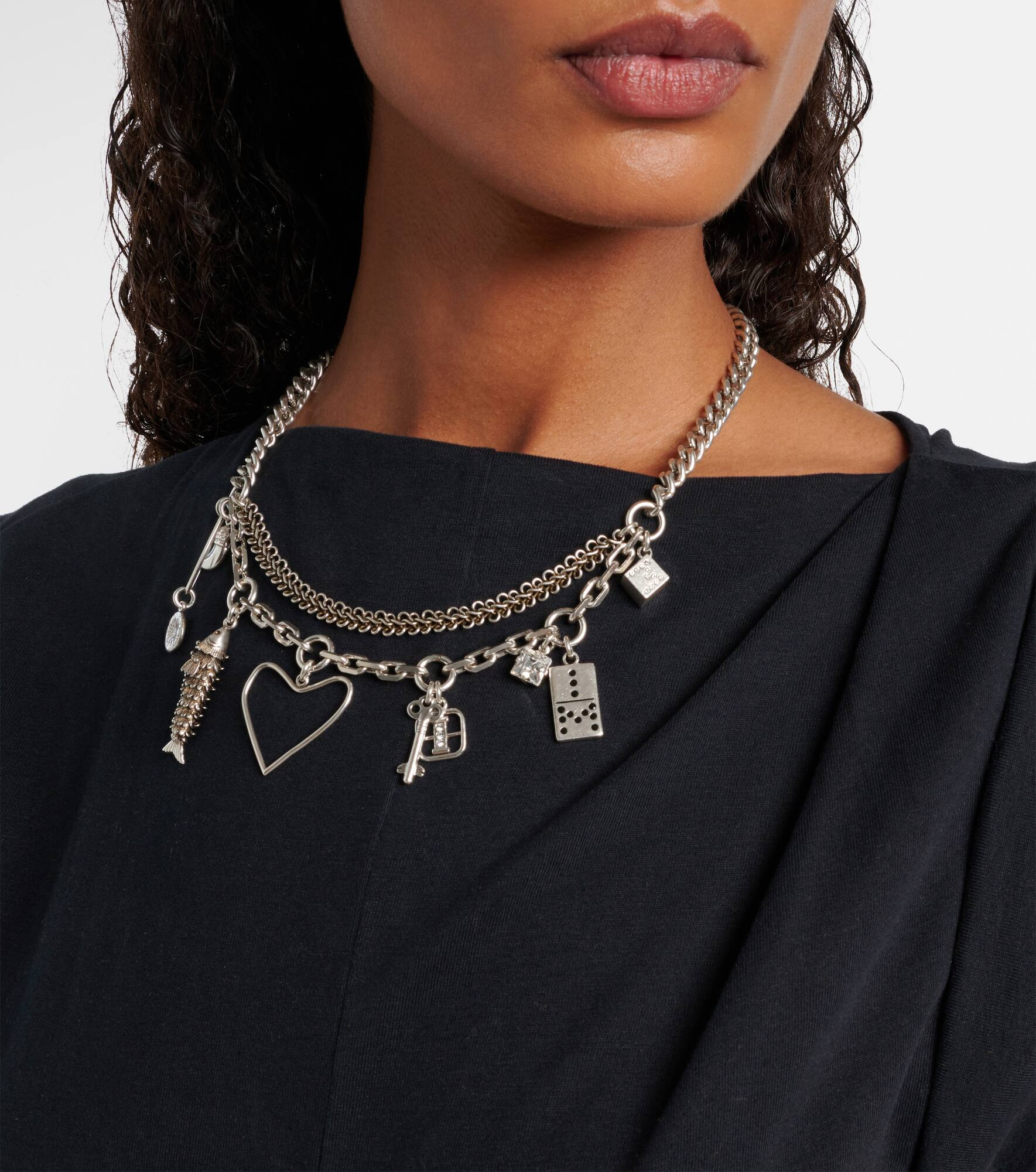 Embellished chain necklace - 3
