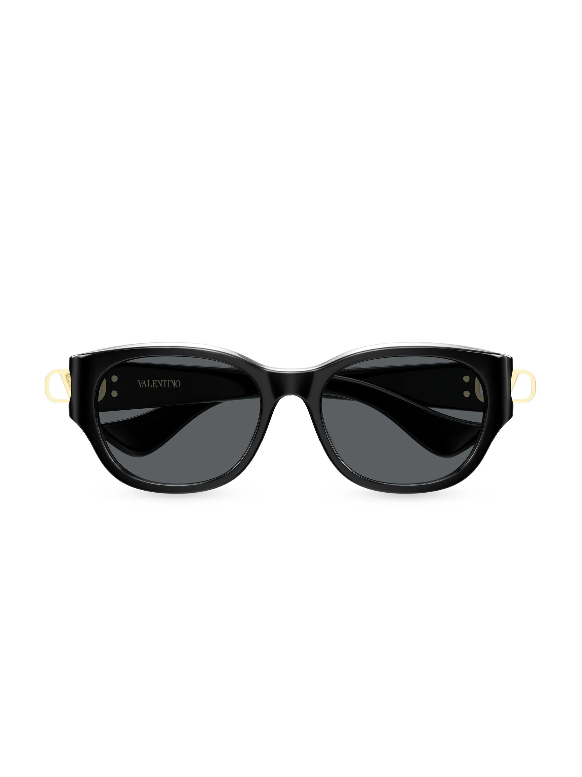 Women's Vain Light 55MM Square Sunglasses - Black - 1
