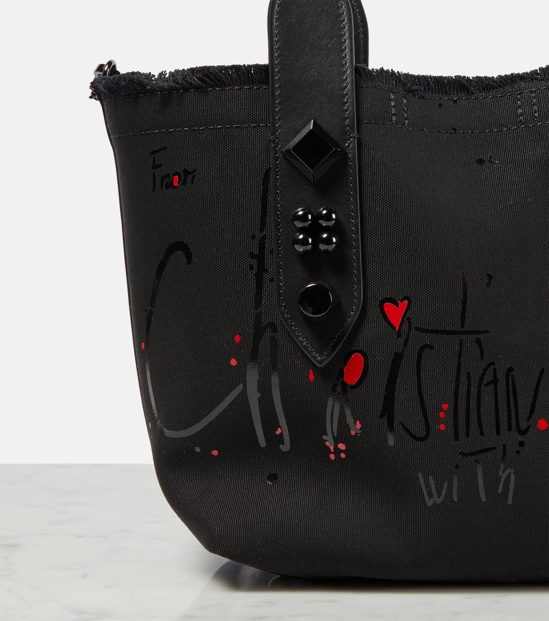 Frangibus Small printed canvas tote bag - 6