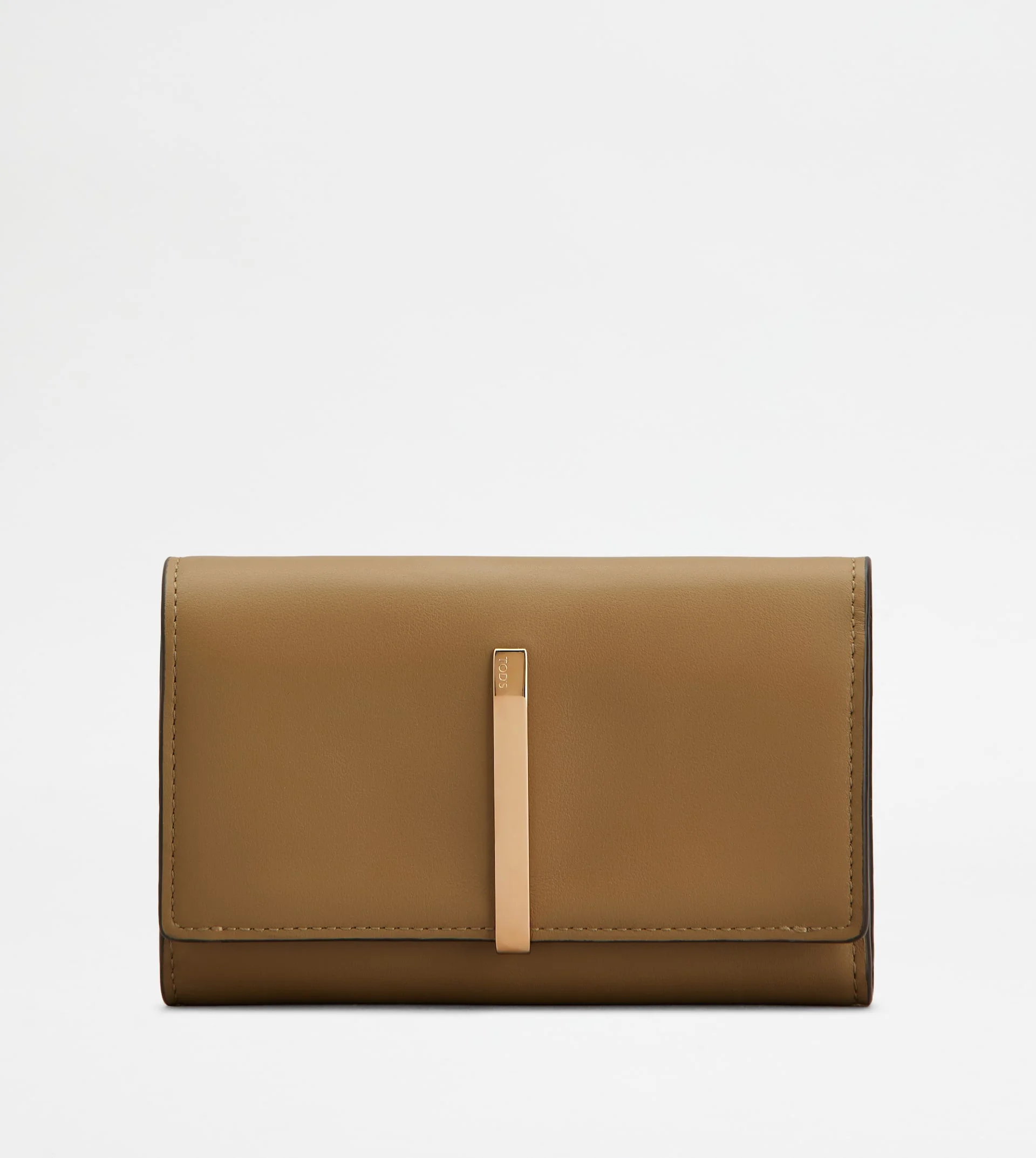 WALLET IN LEATHER - BROWN - 1