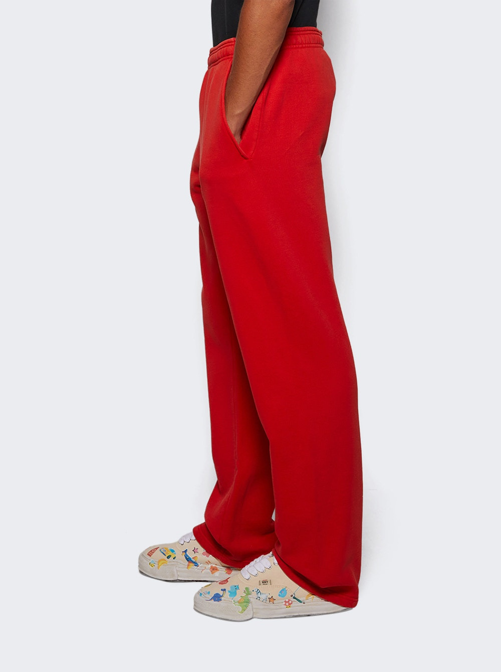 Straight Leg Sweatpant Cherry - 3