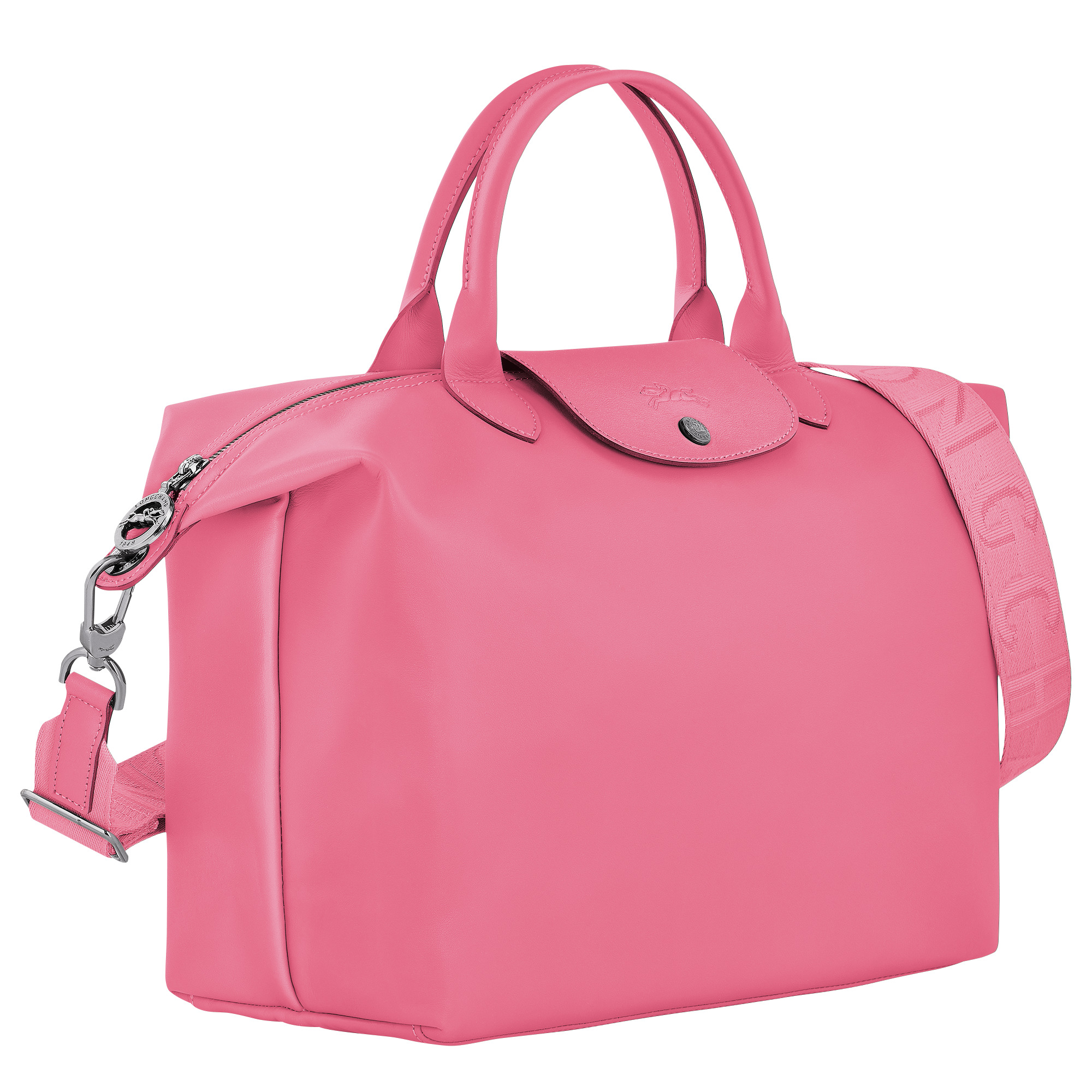 Le Pliage Xtra L Handbag Pink - Leather - 3