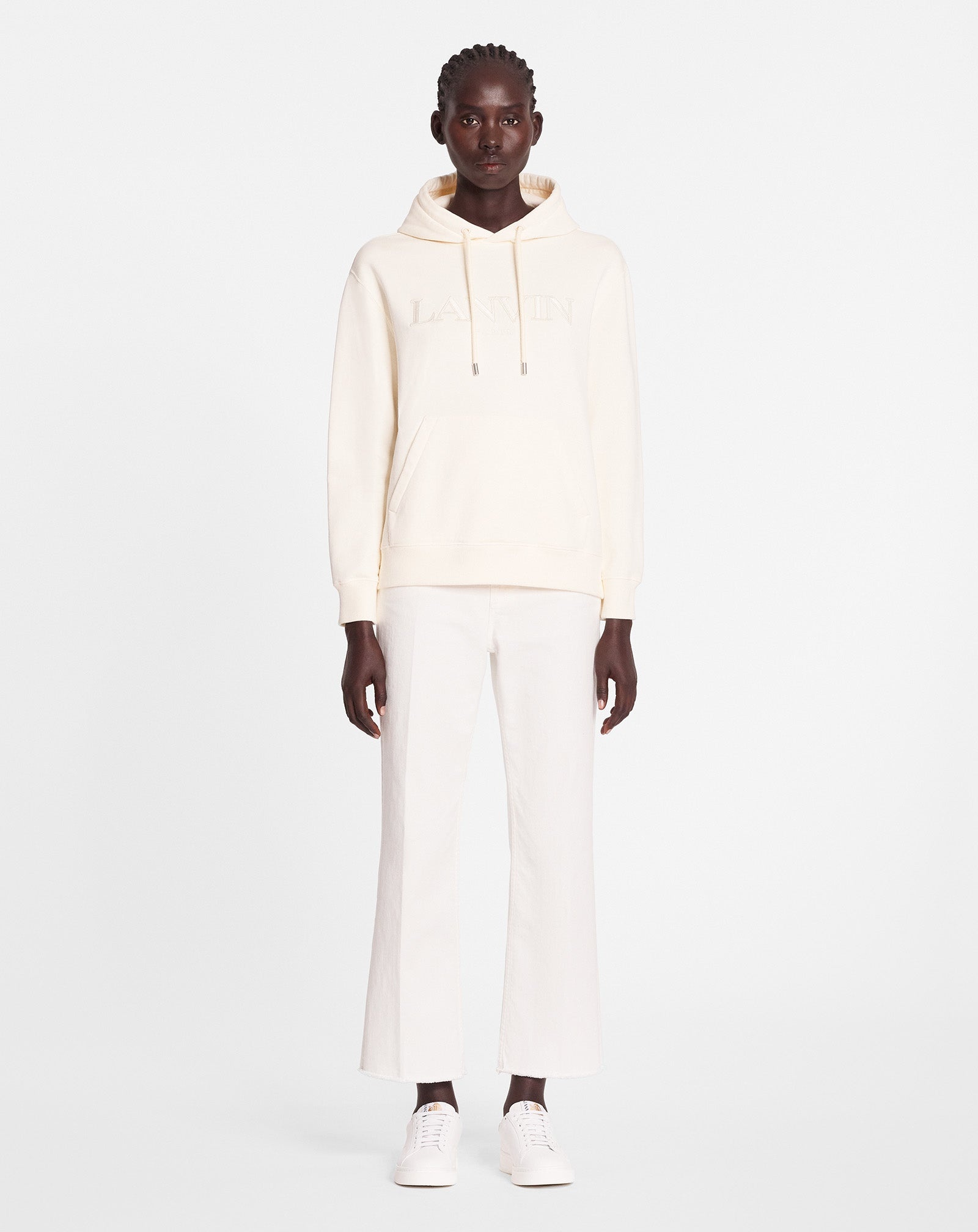 CLASSIC EMBROIDERED LANVIN PARIS HOODIE - 2