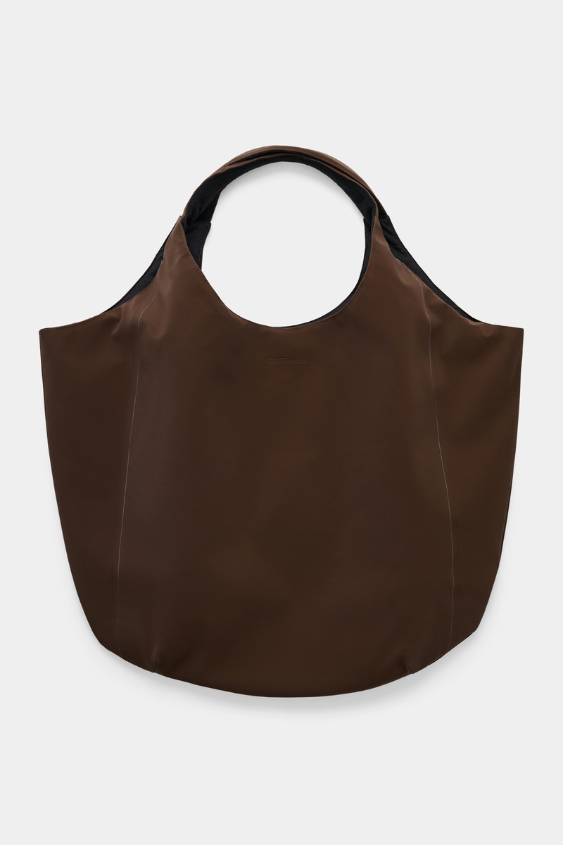 Svea Puffer Bag Matte Dark Brown 1