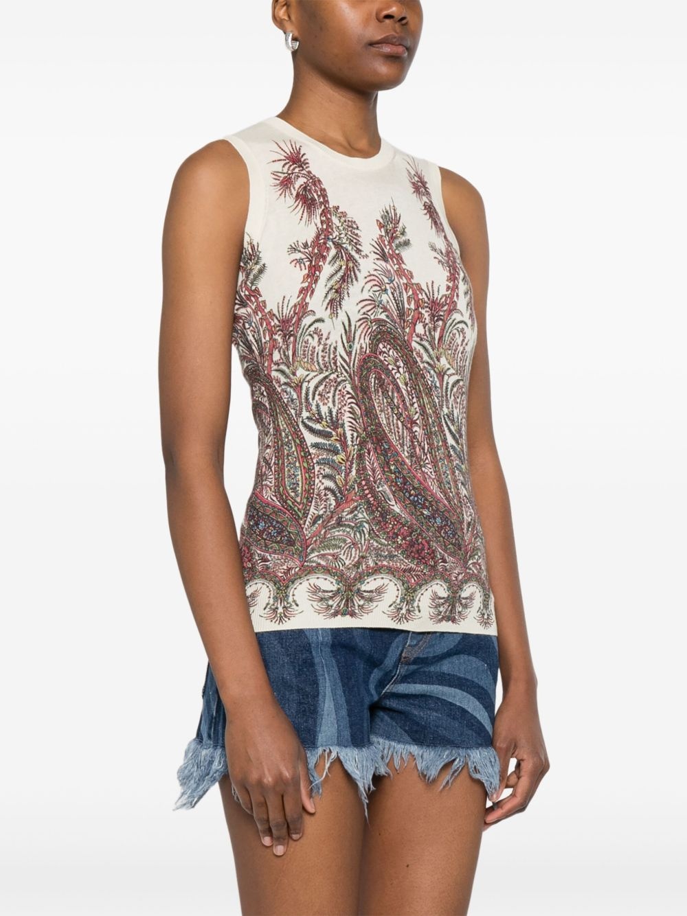 paisley-print top - 3
