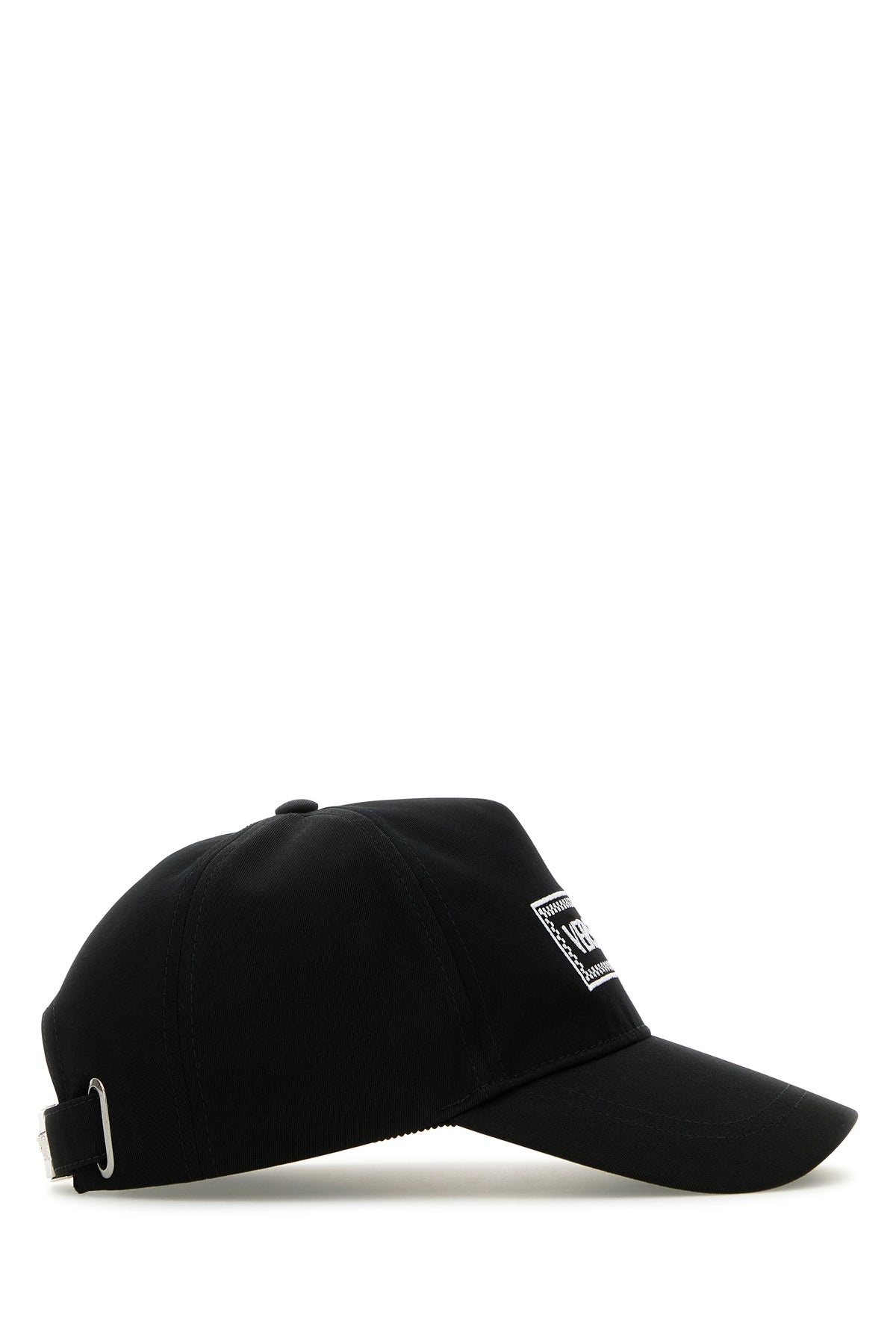Black cotton baseball cap - 2