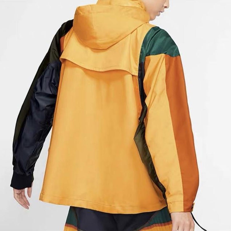 (WMNS) Nike x Sacai Double-Zip Jacket 'University Gold/Sequoia' CD6297-739 - 4