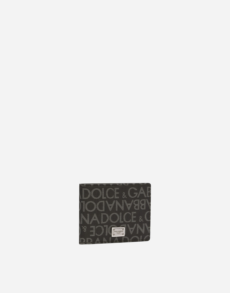 Dolce & Gabbana Coated jacquard bifold wallet outlook