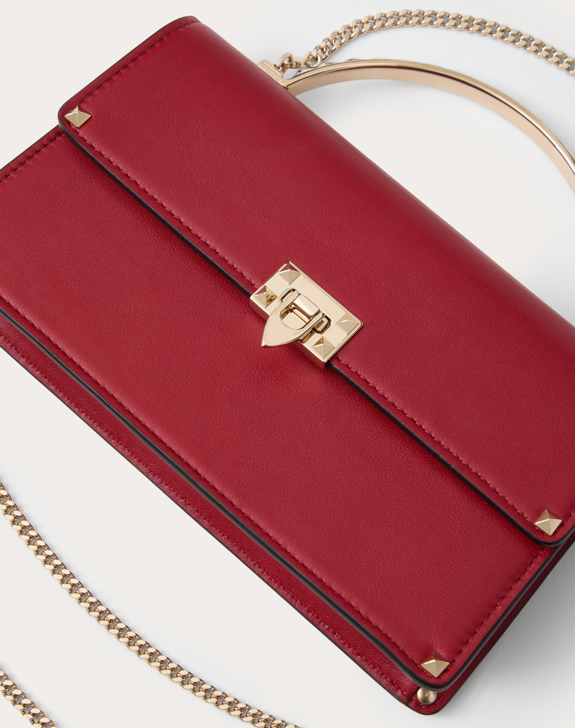 MINI ROCKSTUD CALFSKIN HANDBAG - 8