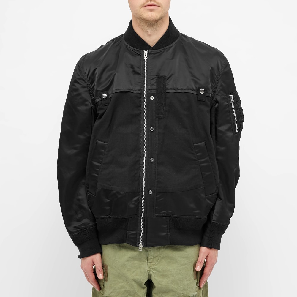 Sacai Twill Bomber Jacket - 6