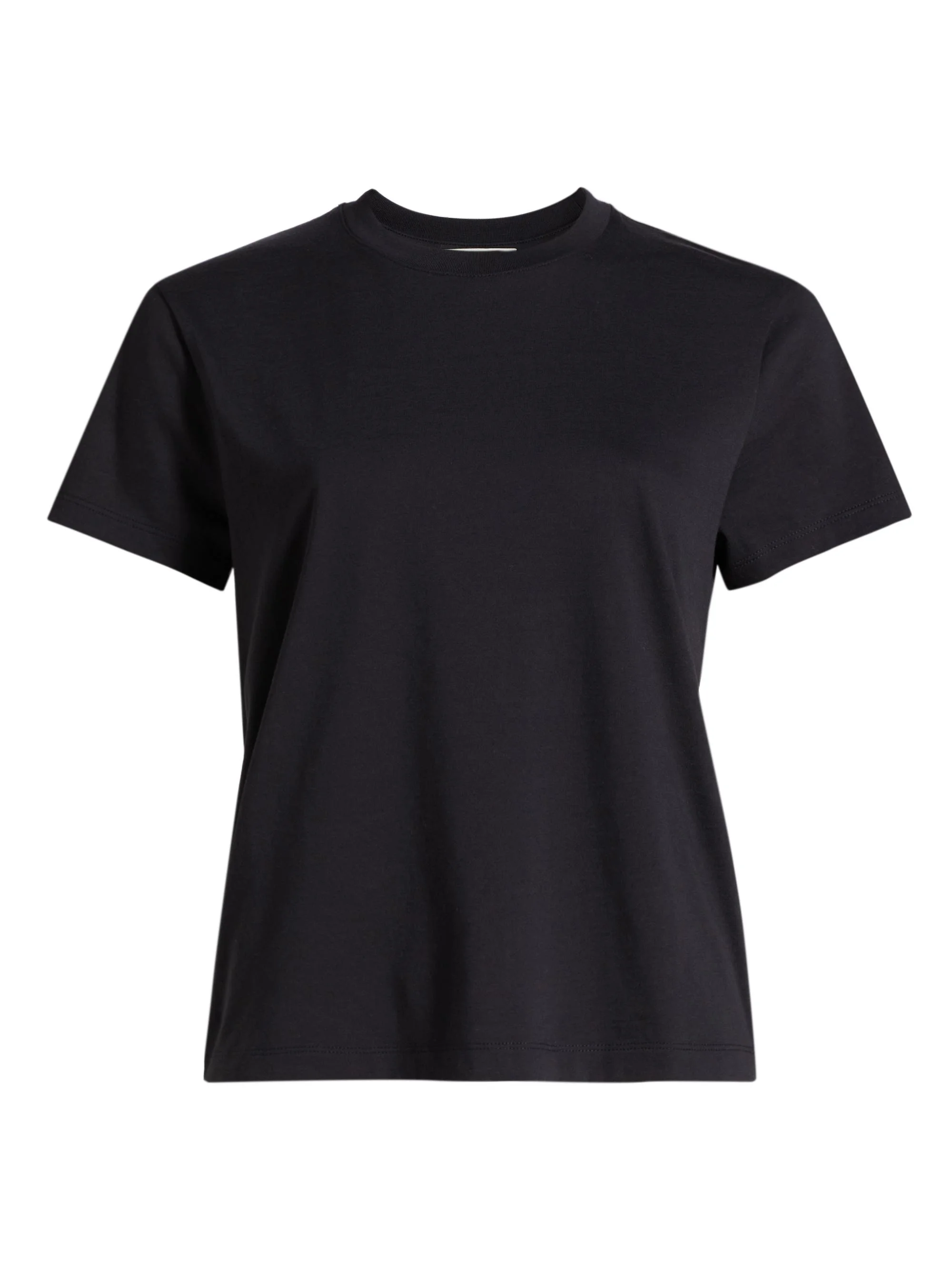 Women's Crewneck Pima Cotton T-Shirt - Coastal Blue - 1