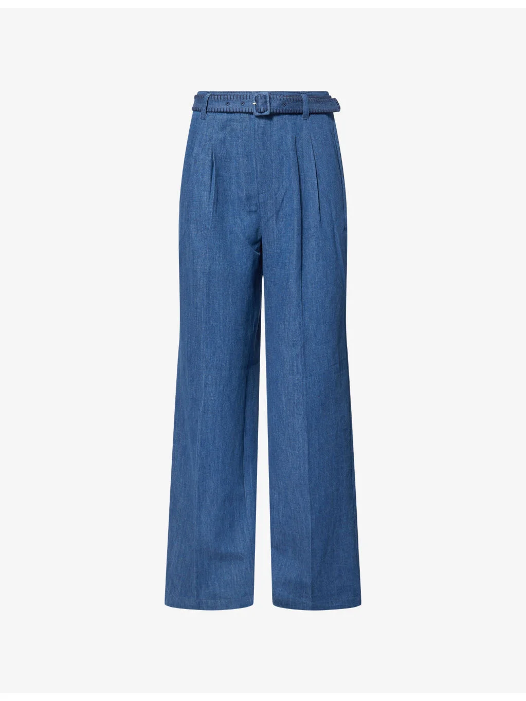 Acacia Belted Cotton And Linen Trousers - 1