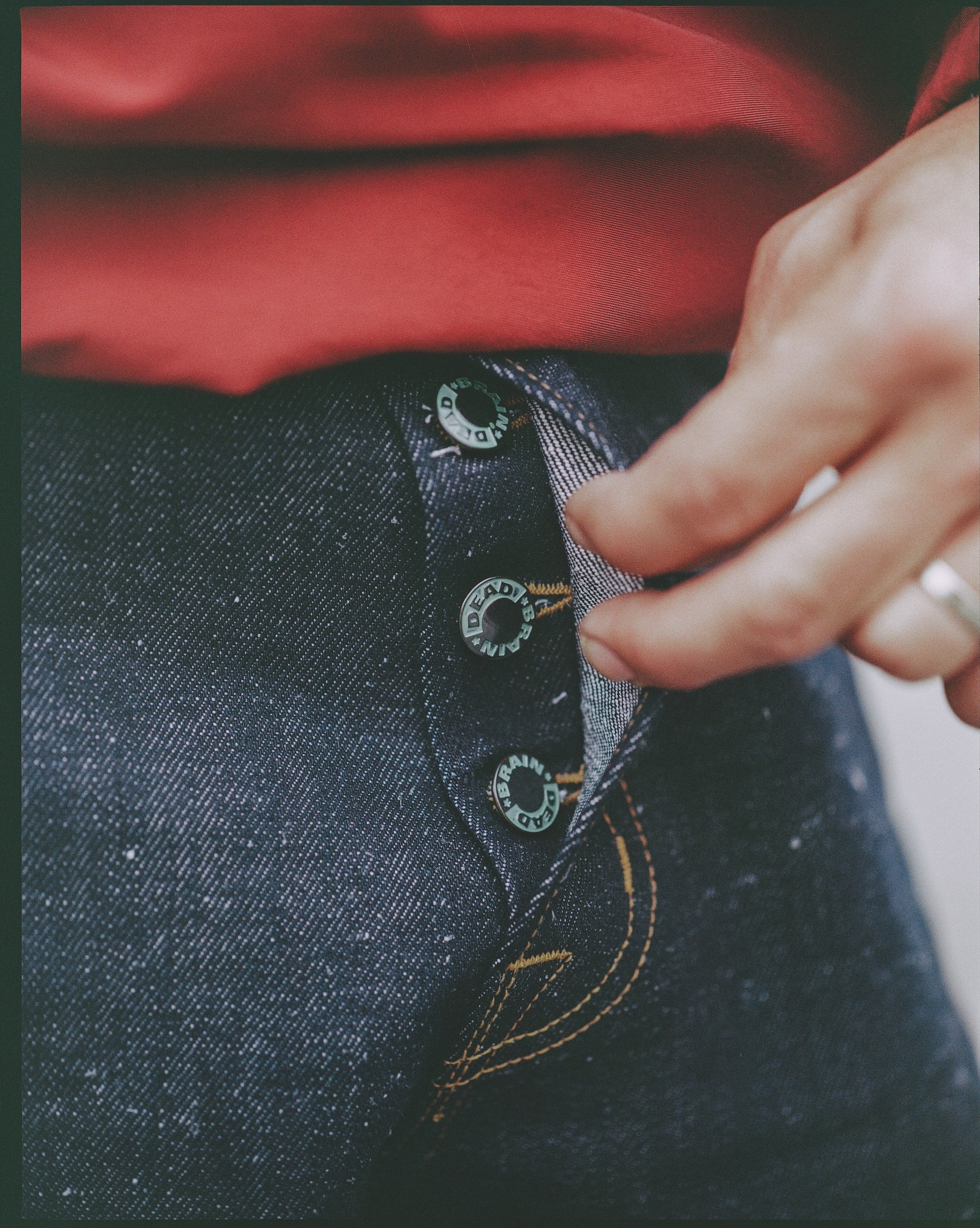 Type 00 14oz Selvedge Hemp Blend Denim - Indigo - 9