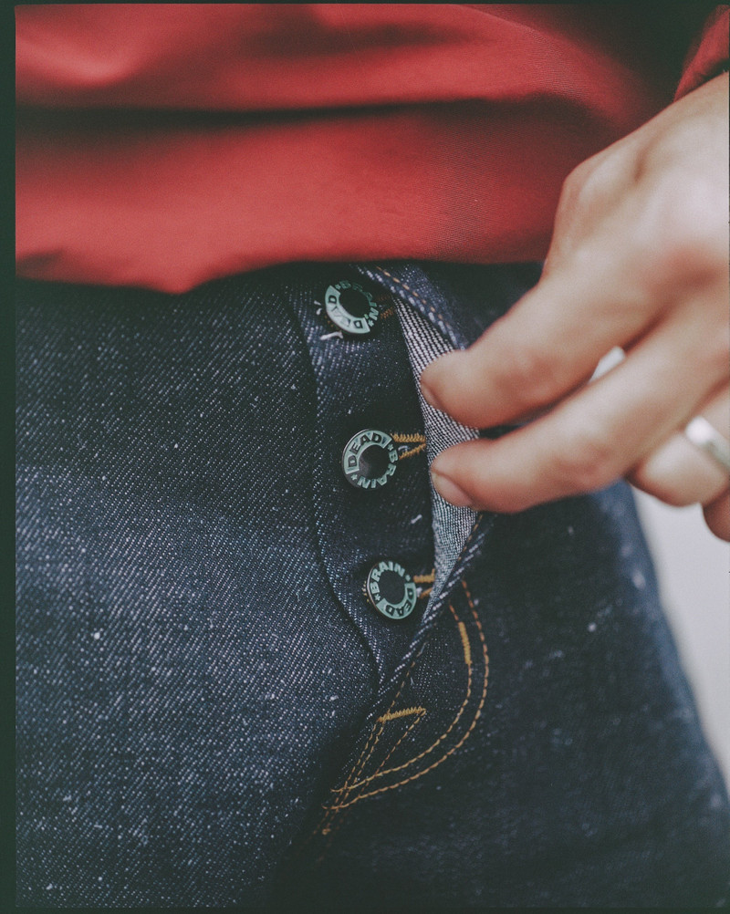 Type 00 14oz Selvedge Hemp Blend Denim - Indigo 9