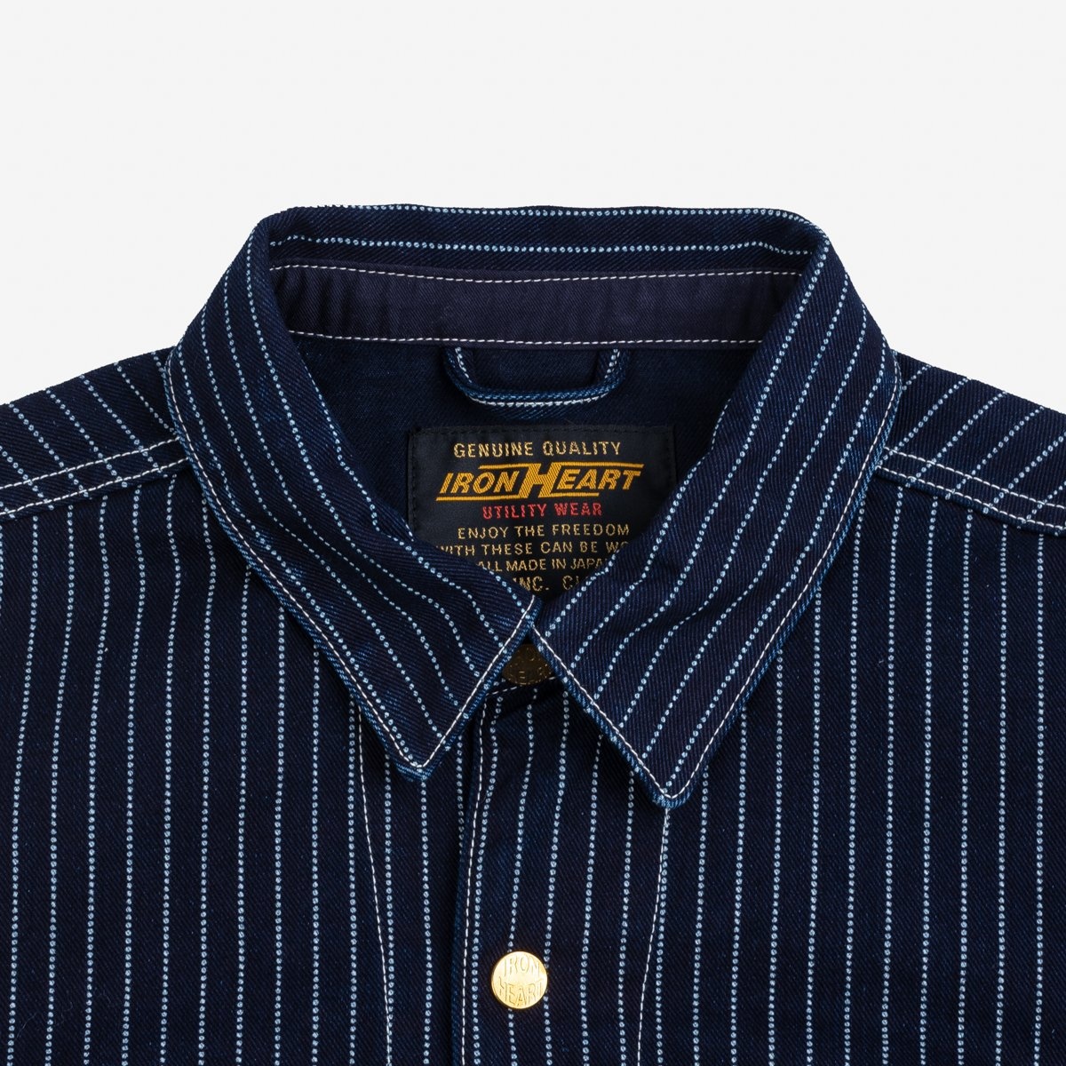 IHJ-120-IND 12oz Wabash Chore Jacket - Indigo - 8