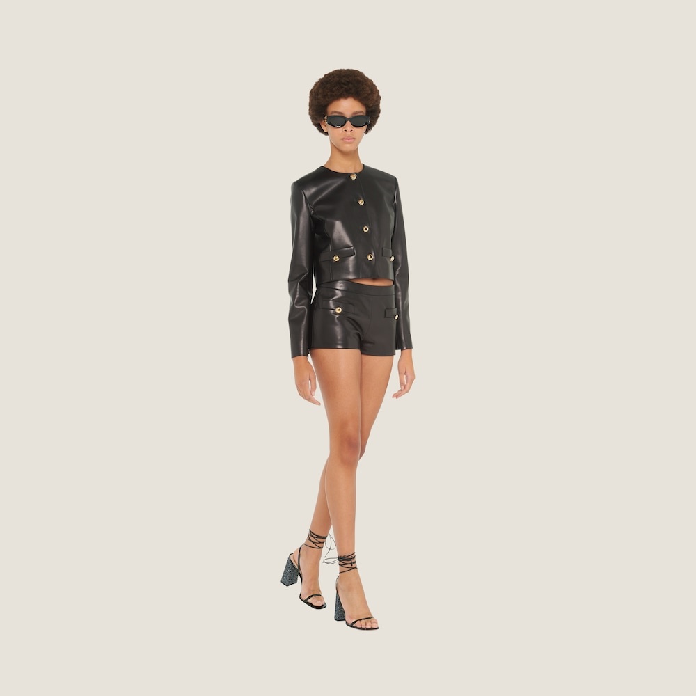 Nappa-leather shorts - 1