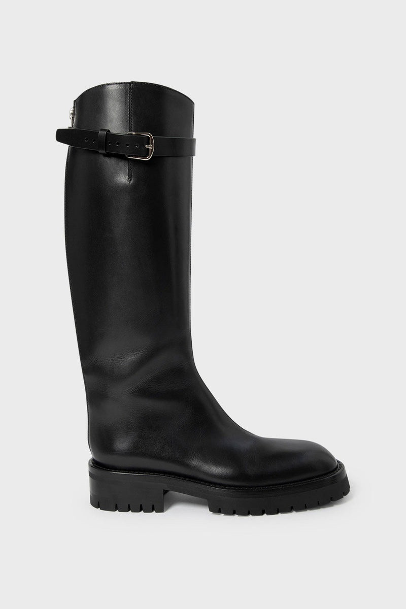 Ann Demeulemeester Nes Riding Boots Black outlook