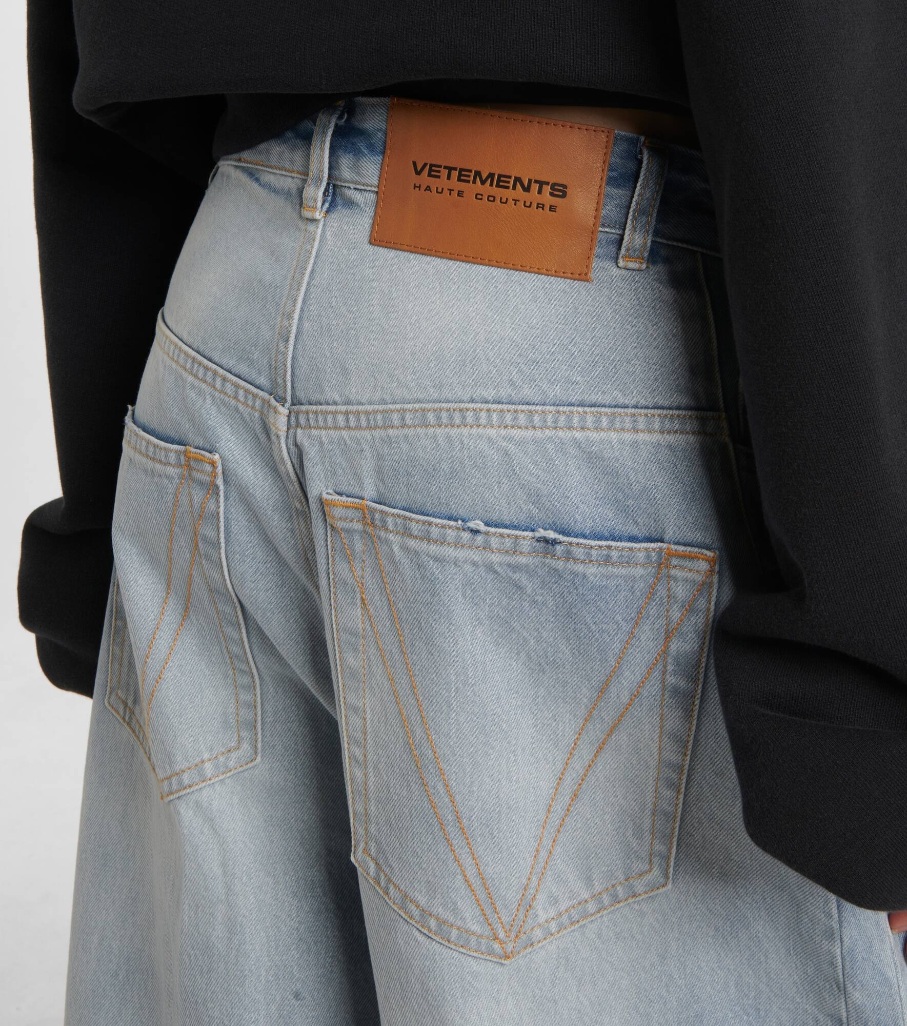 Oversized wide-leg jeans - 6