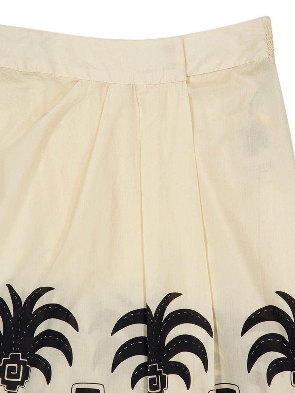 palm-print wrap maxi skirt - 3