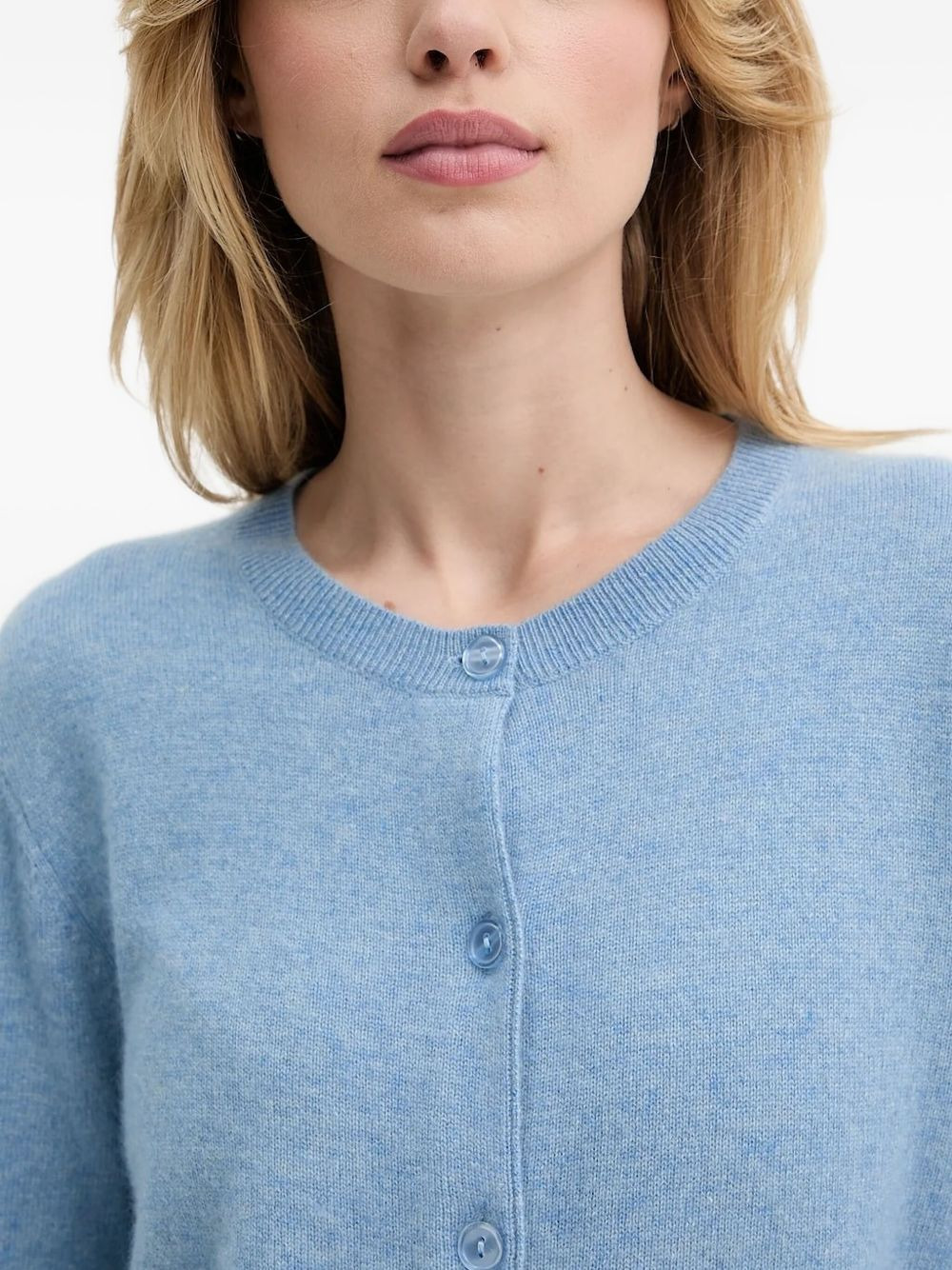 button-front cashmere cardigan - 3