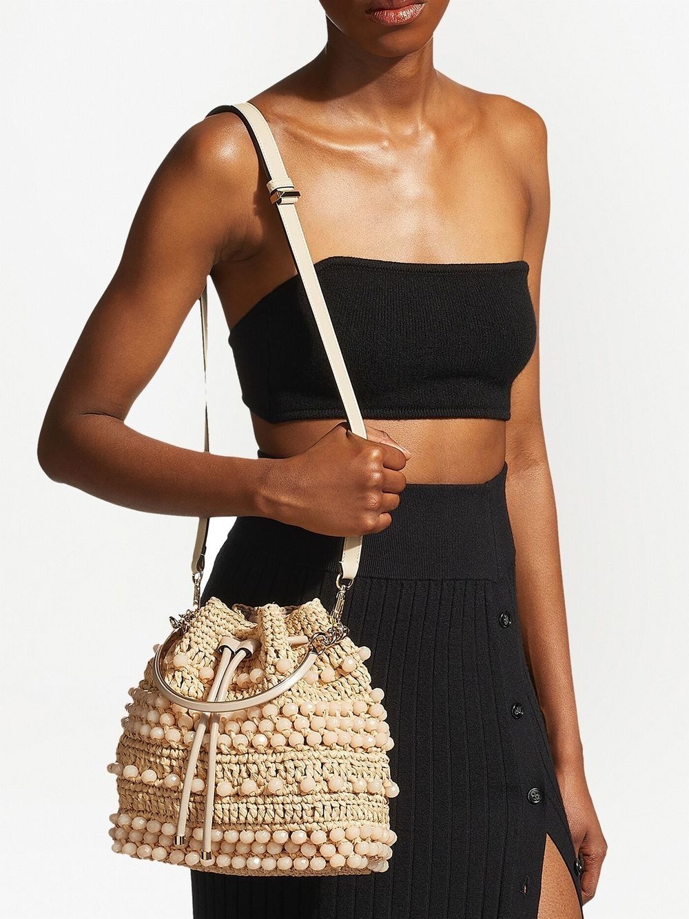 Bon Bon bead-embellished bucket bag - 2