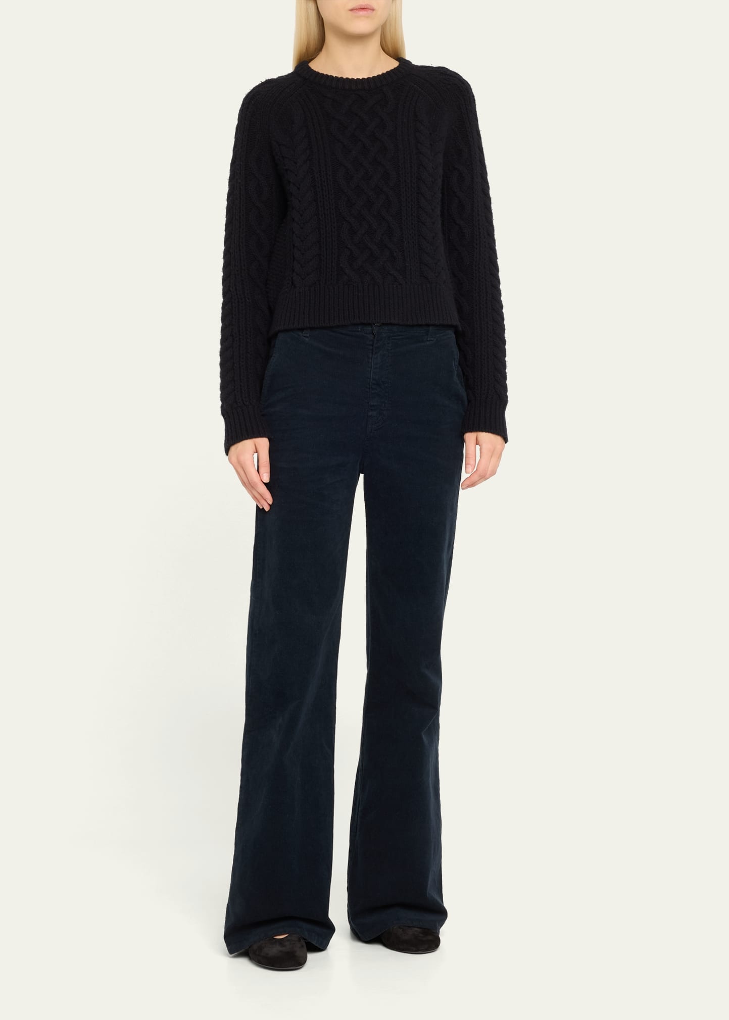 Renata Cable Cashmere Sweater - 2