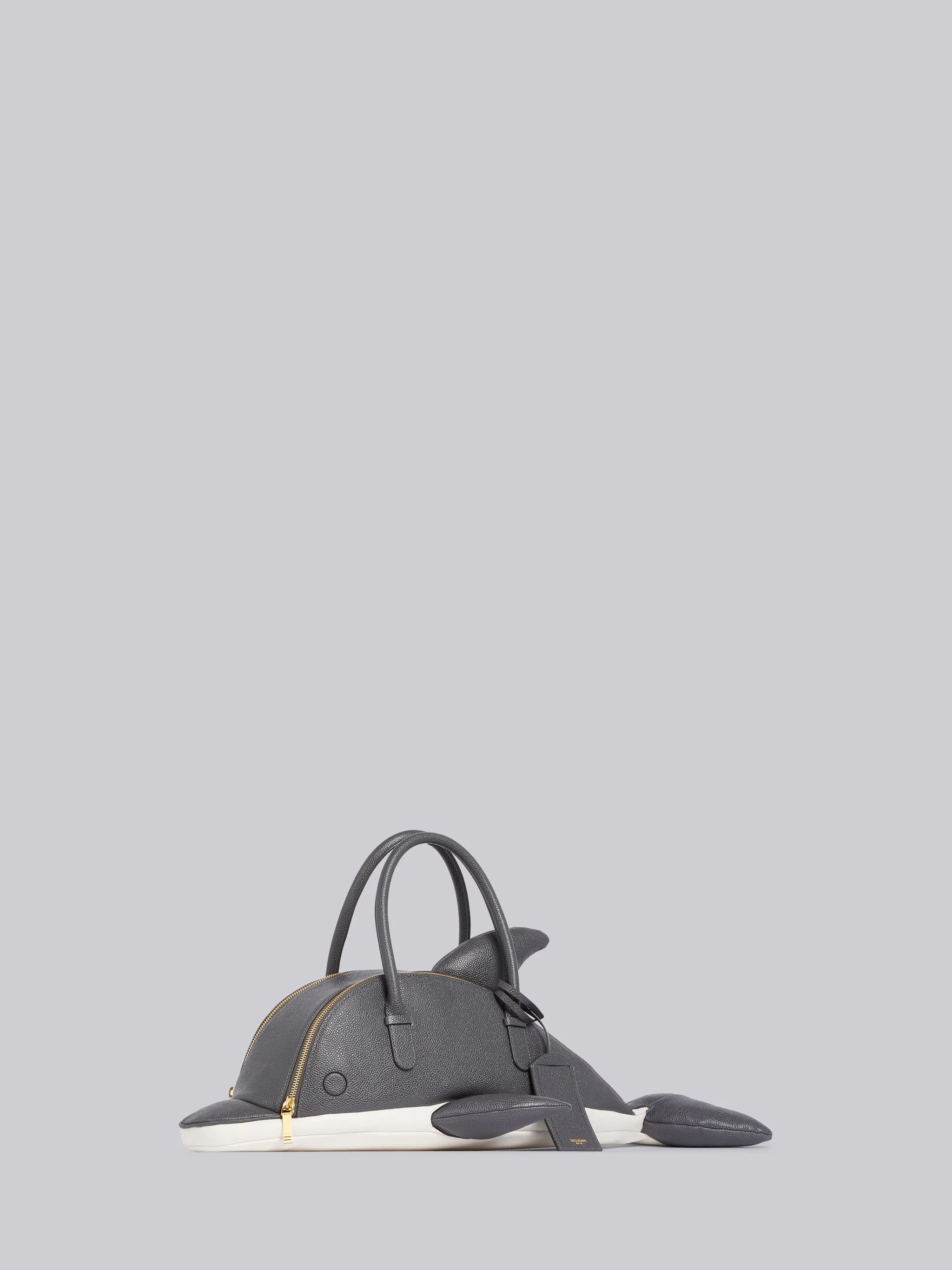 Fun-mix Grey Pebbled Dolphin Bag - 3