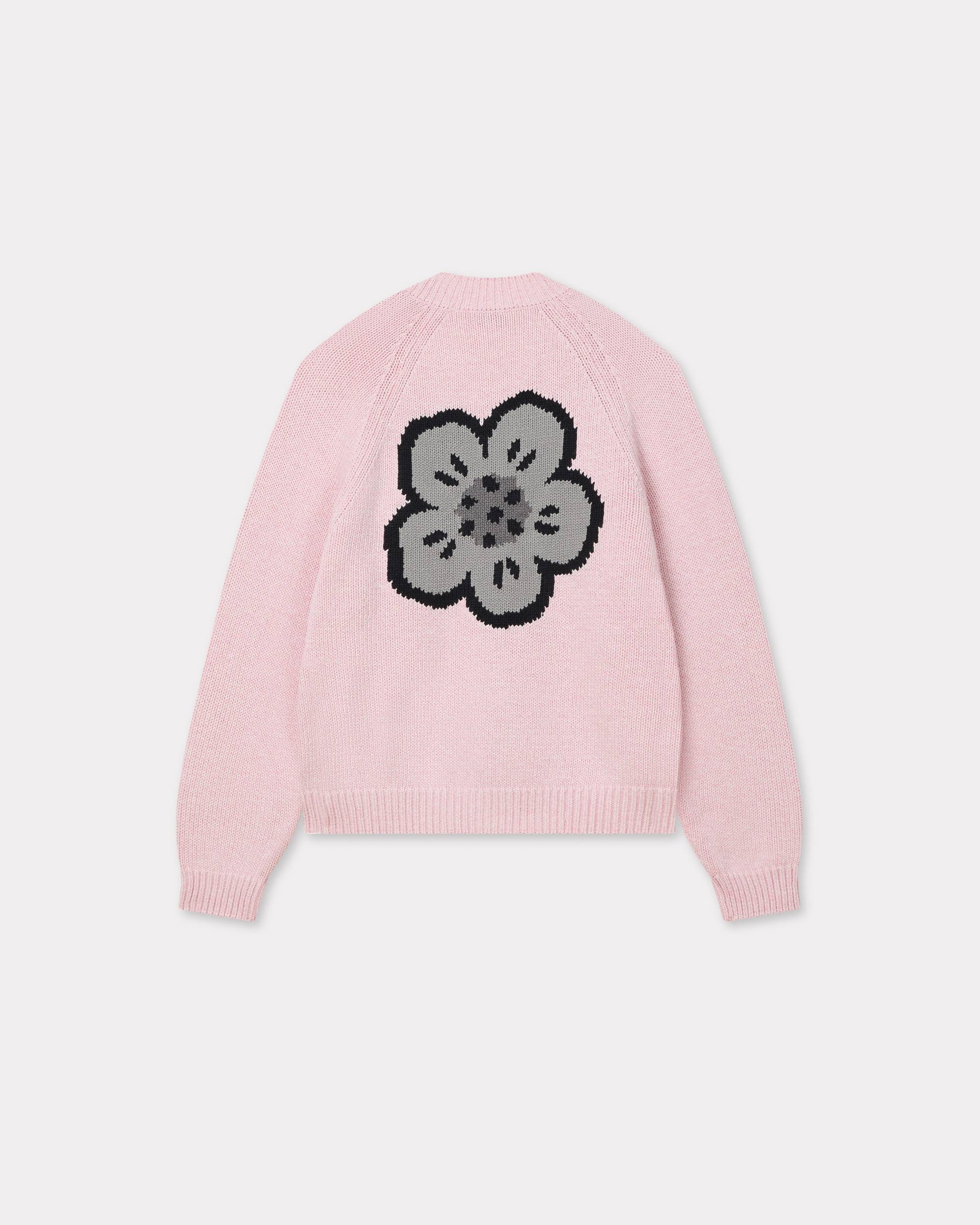 'Boke Flower' cardigan in cotton wool - 2