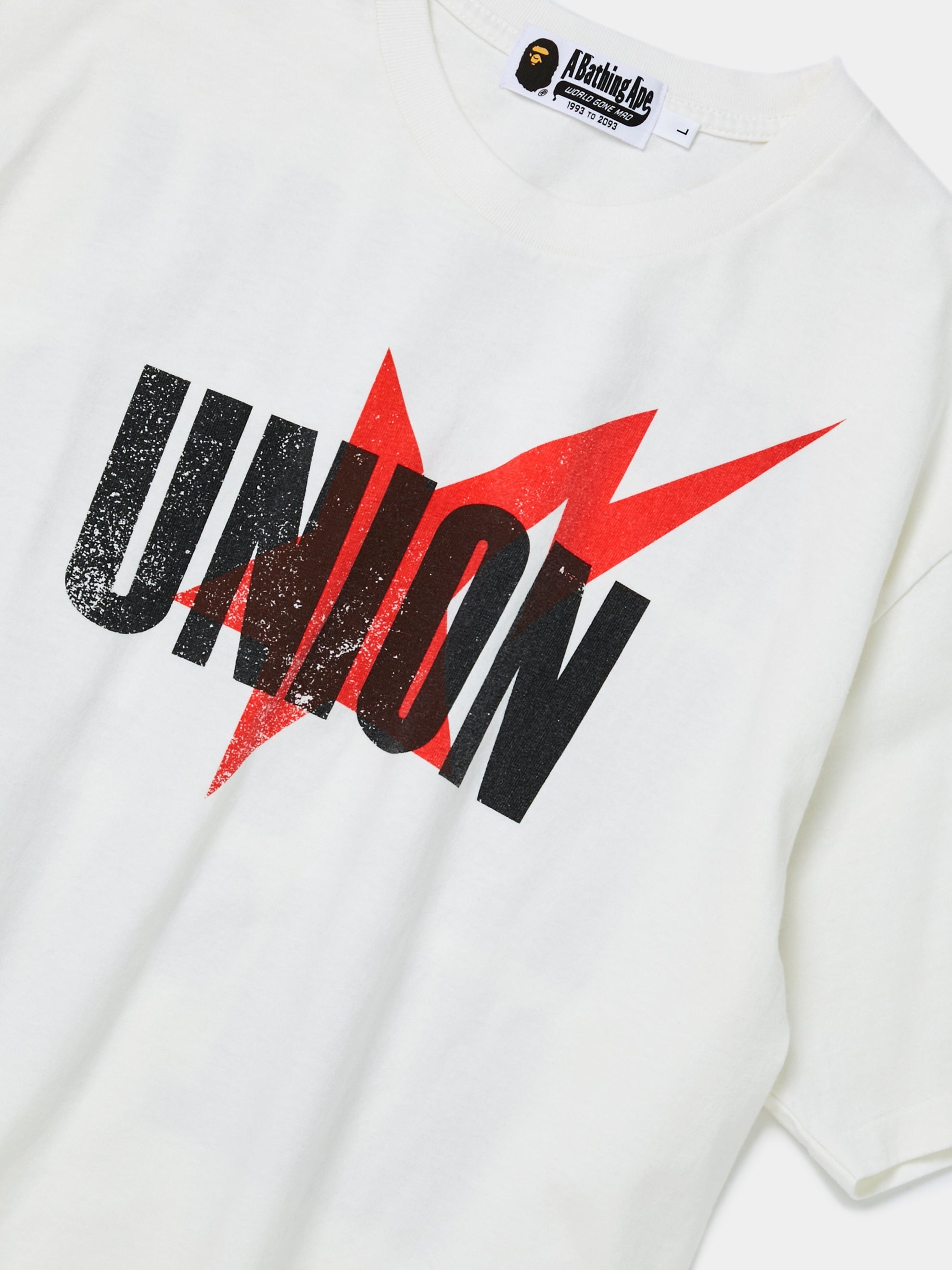 BAPE X UNION STA T-SHIRT (WHITE) - 3