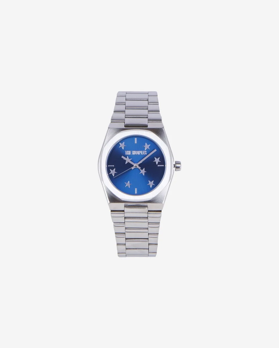 WATCH WITH SILVER STARS AND BLUE DIAL - 1