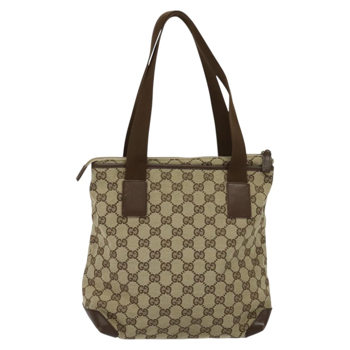 GUCCI GG Canvas Tote Bag Beige 019 019 - 2