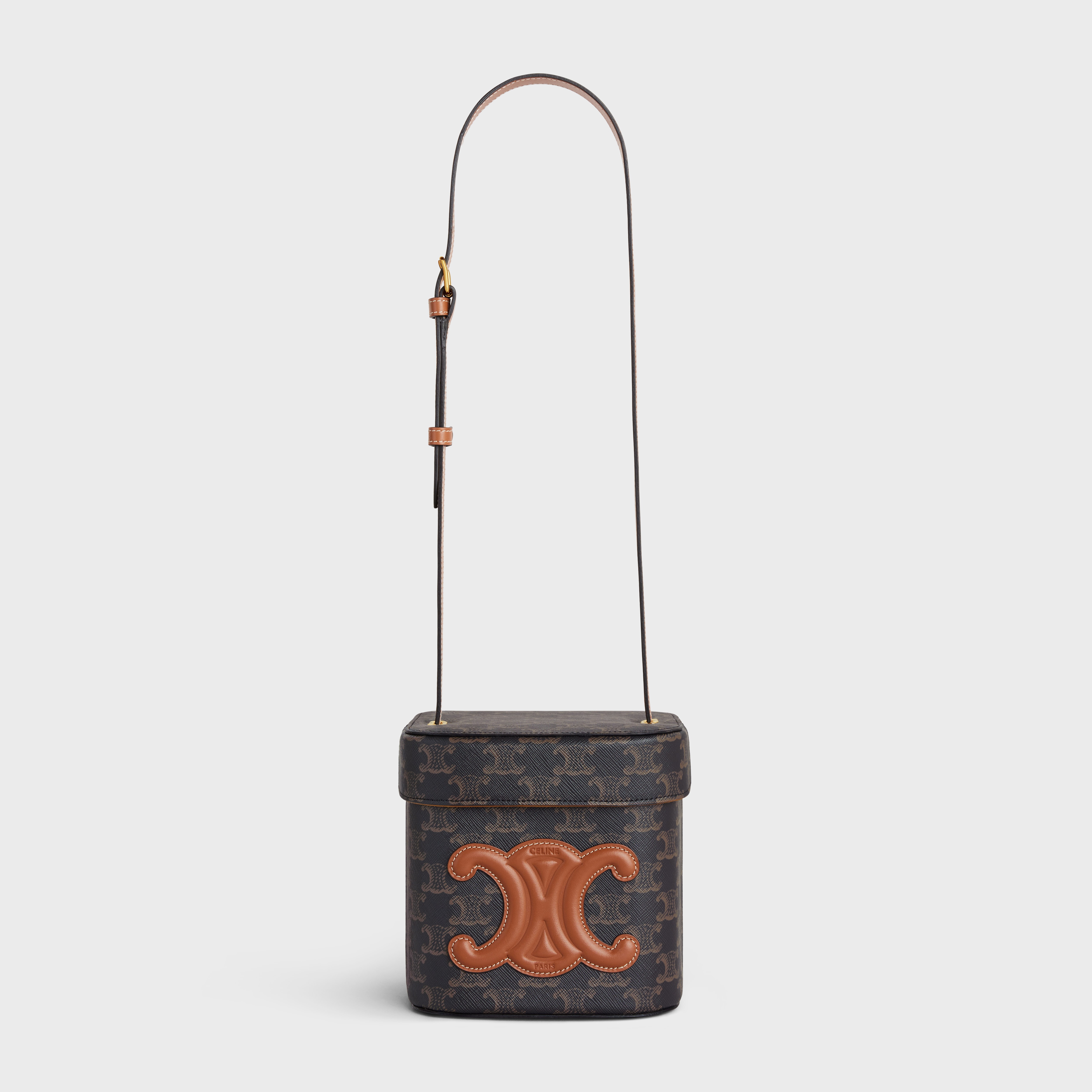 medium box cuir triomphe in TRIOMPHE CANVAS and CALFSKIN - 6