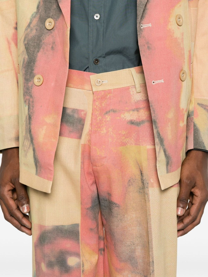Collage Faces trousers 5