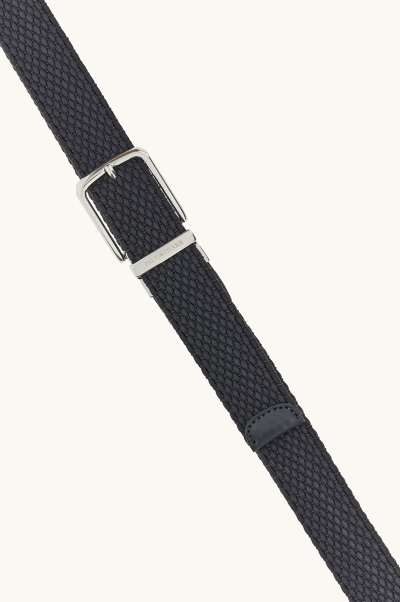 Paul & Shark REVERSIBLE ELASTIC BELT WITH LEATHER TRIMS outlook