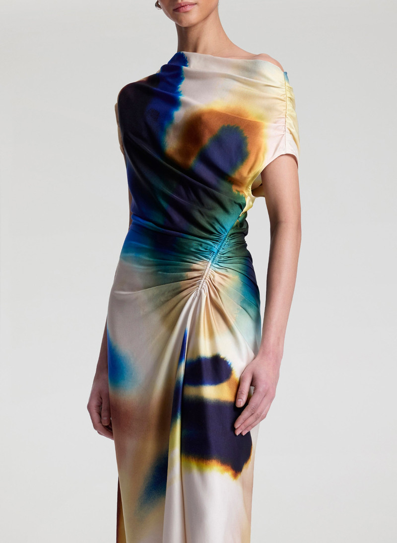 Penny Satin Midi Dress 3
