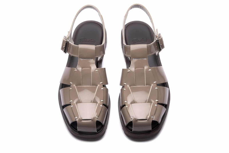 Santorin Taupe Varnish - Rubber Sole 4