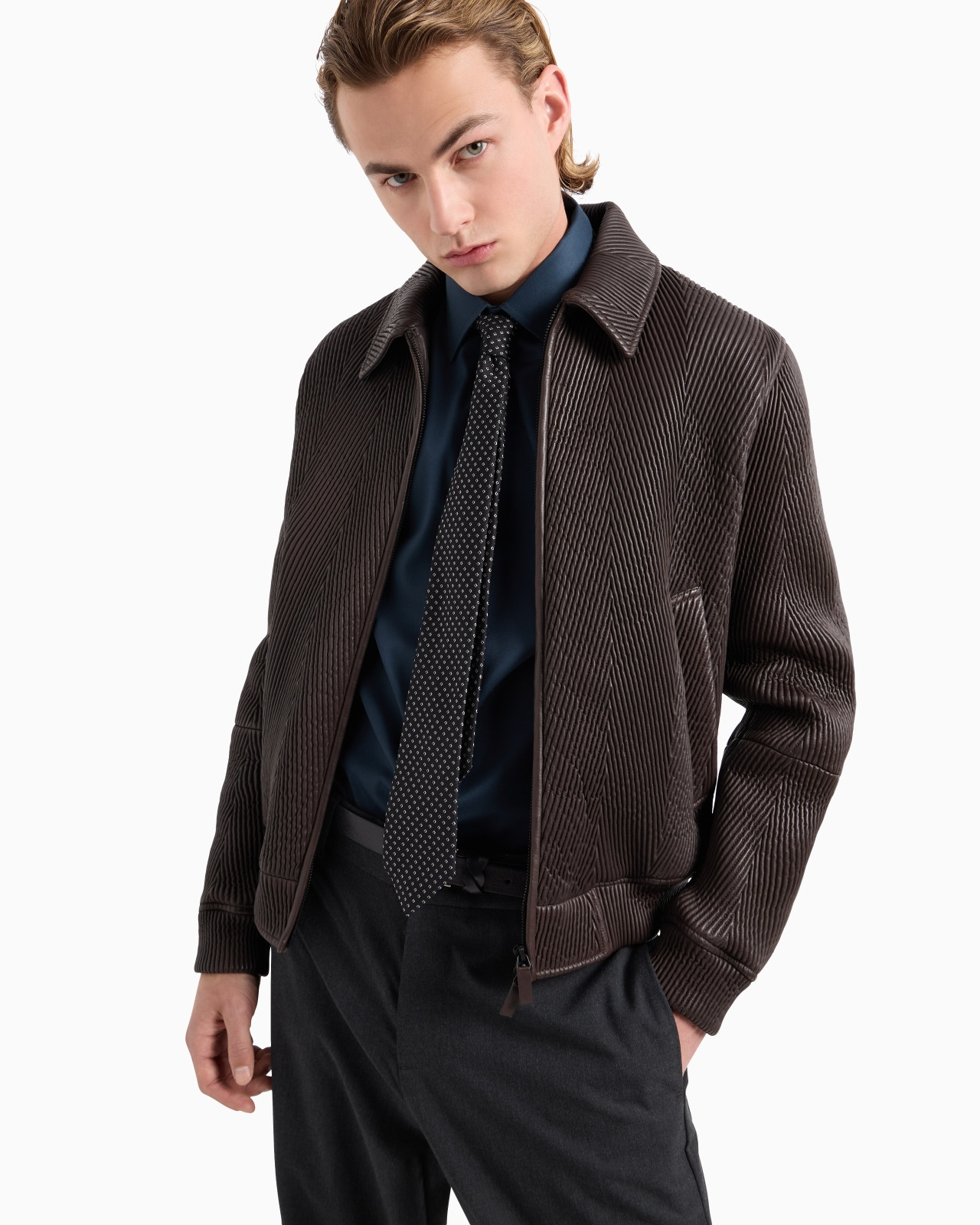 No-iron stretch cotton shirt - 6