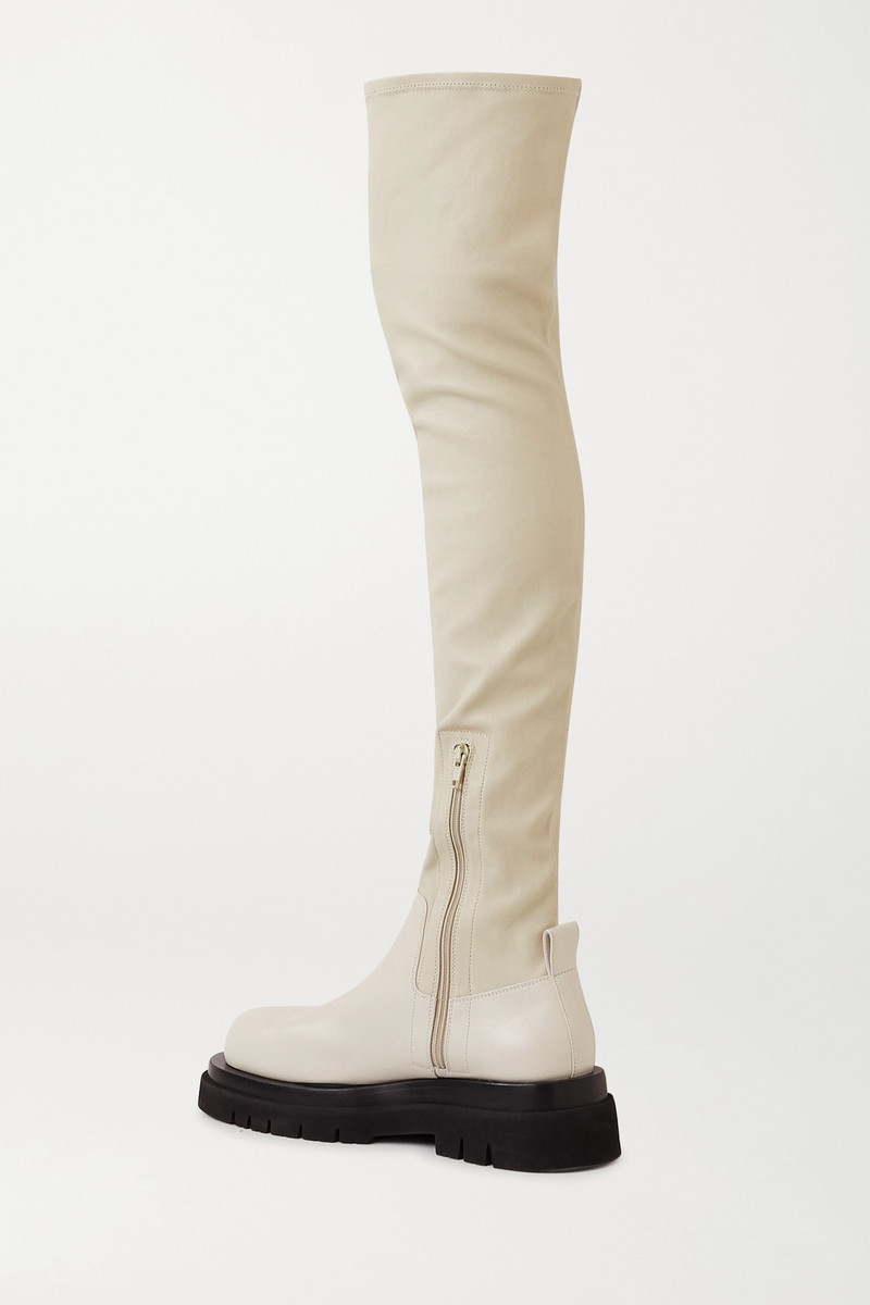 Leather over-the-knee boots 3