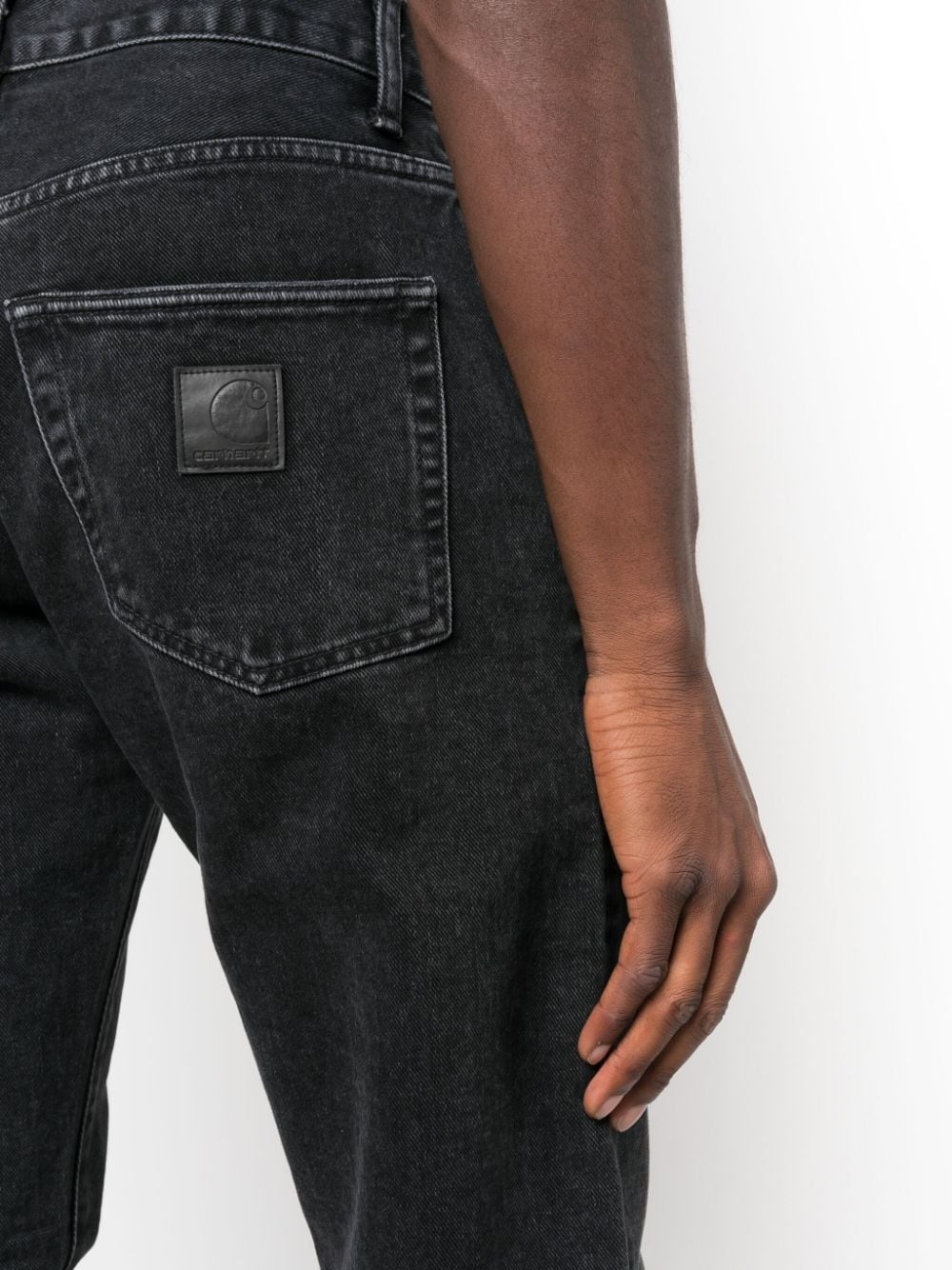 mid-rise straight-leg jeans - 5