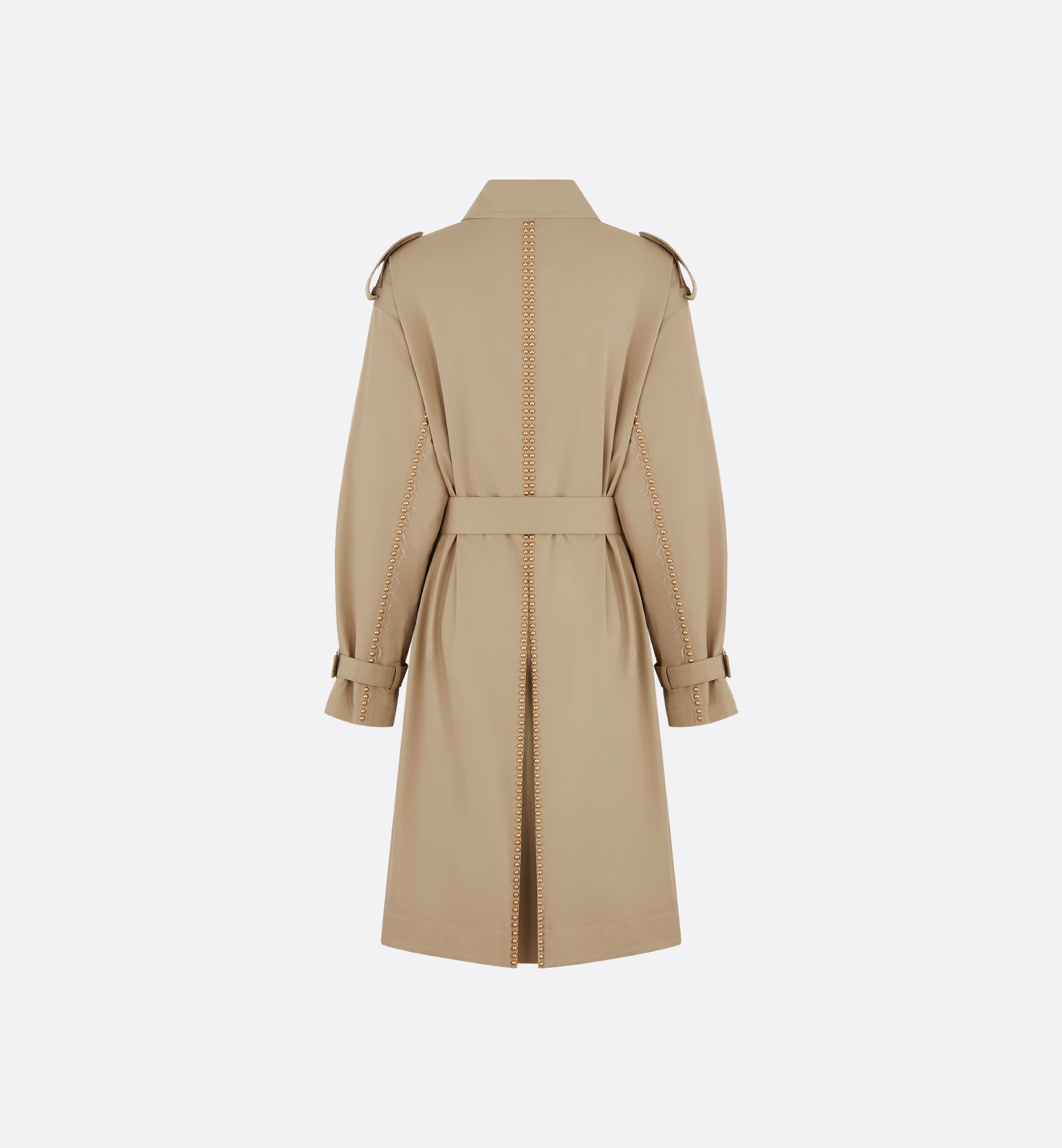 Embroidered Trench Coat - 6