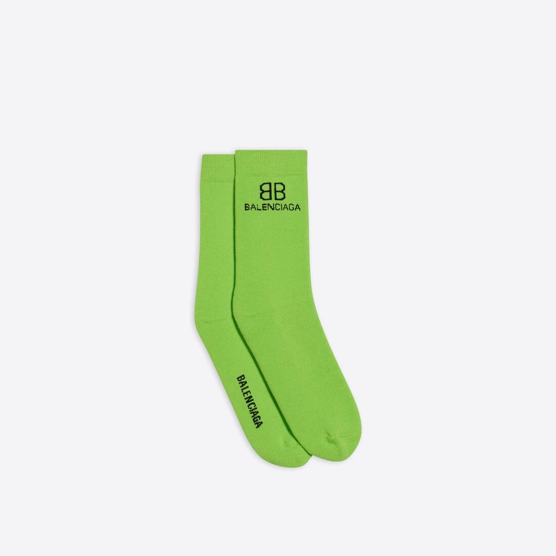 Men's Bb Socks in Green/black - 1