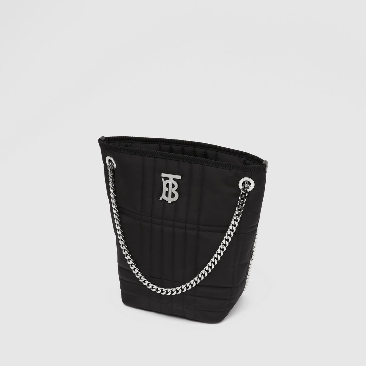 Quilted Fabric Small Lola Bucket Bag - 4