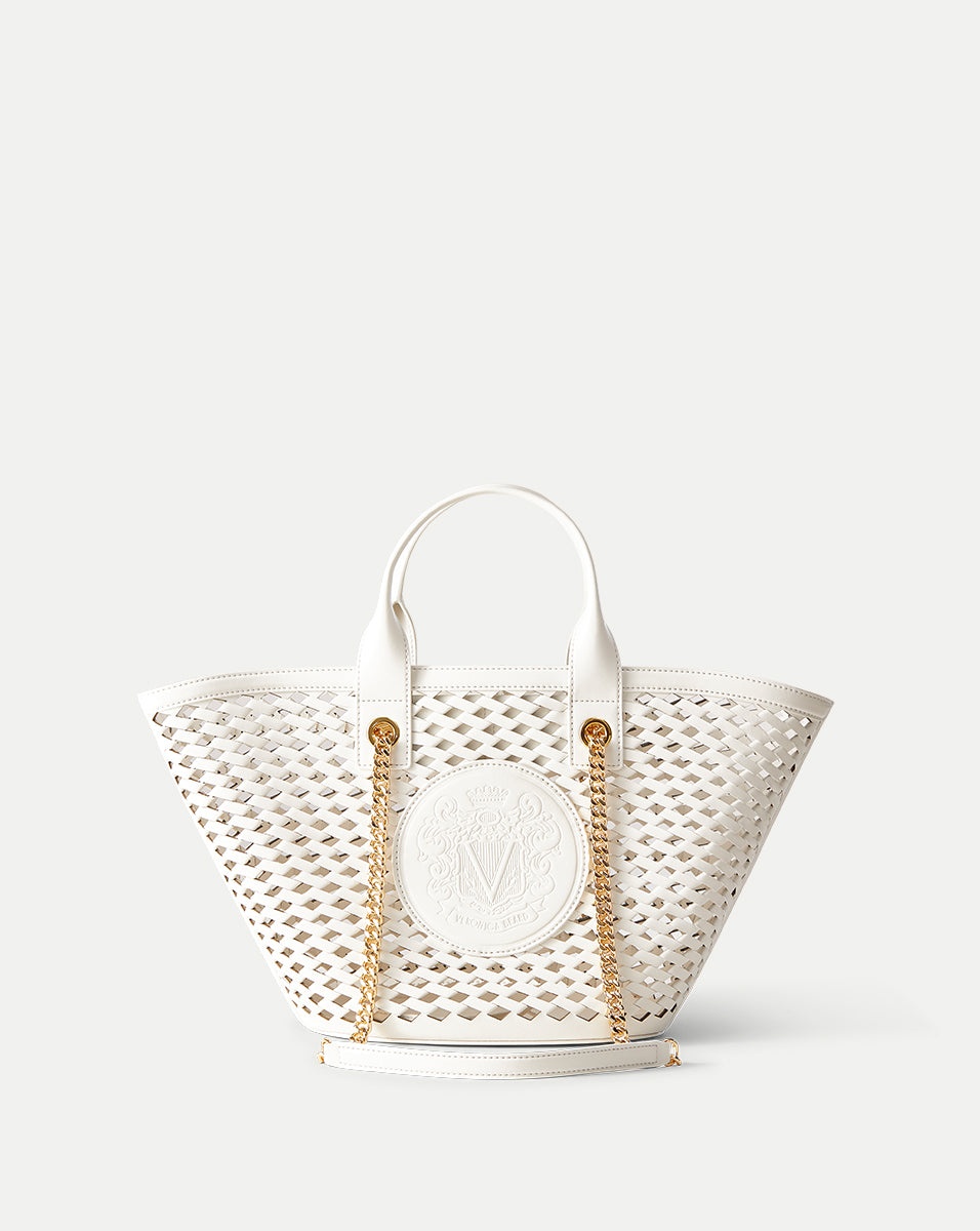 SMALL CREST MARKET TOTE - 1