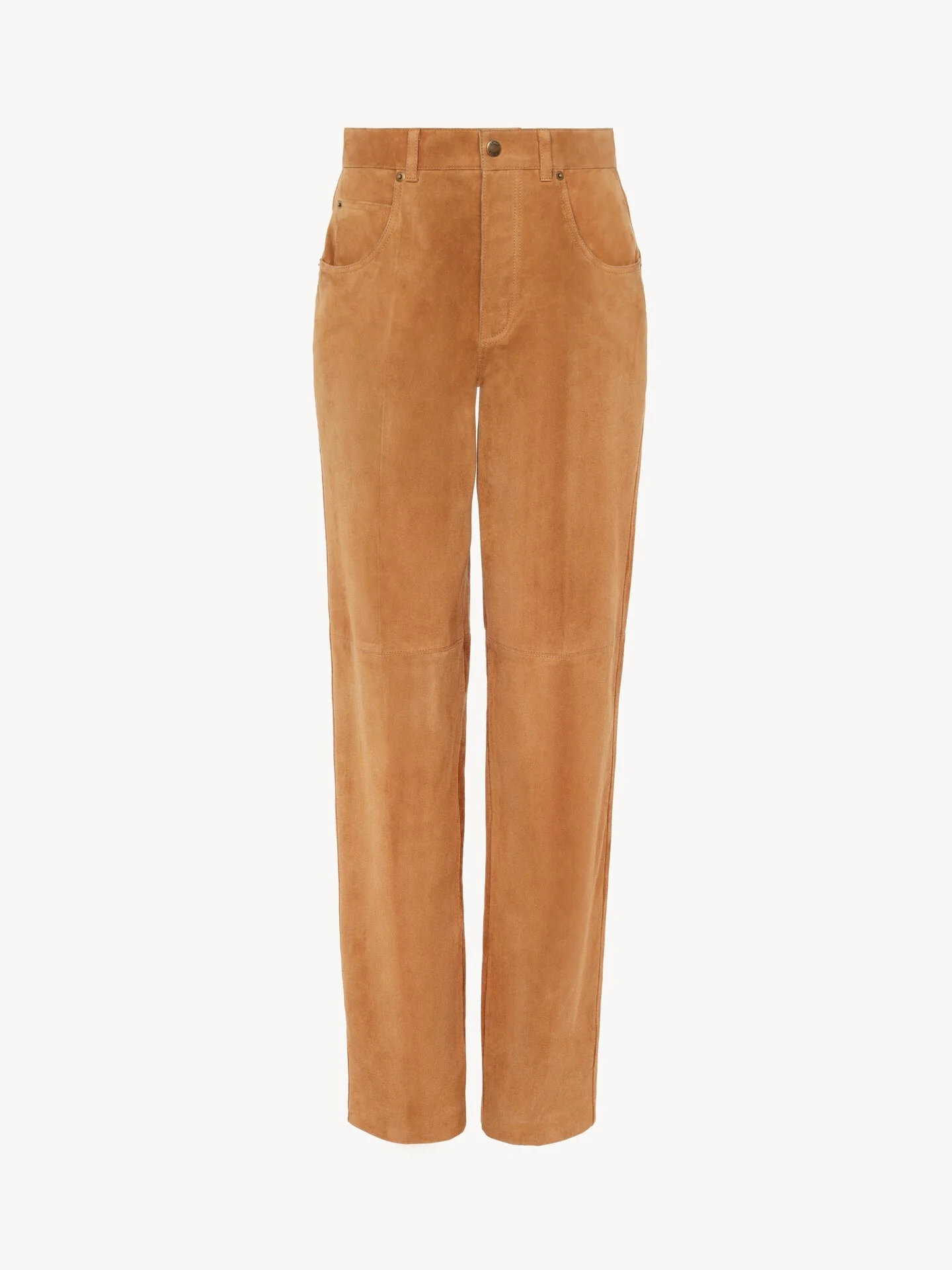 SKINNY PANTS IN SUEDE LEATHER - 1
