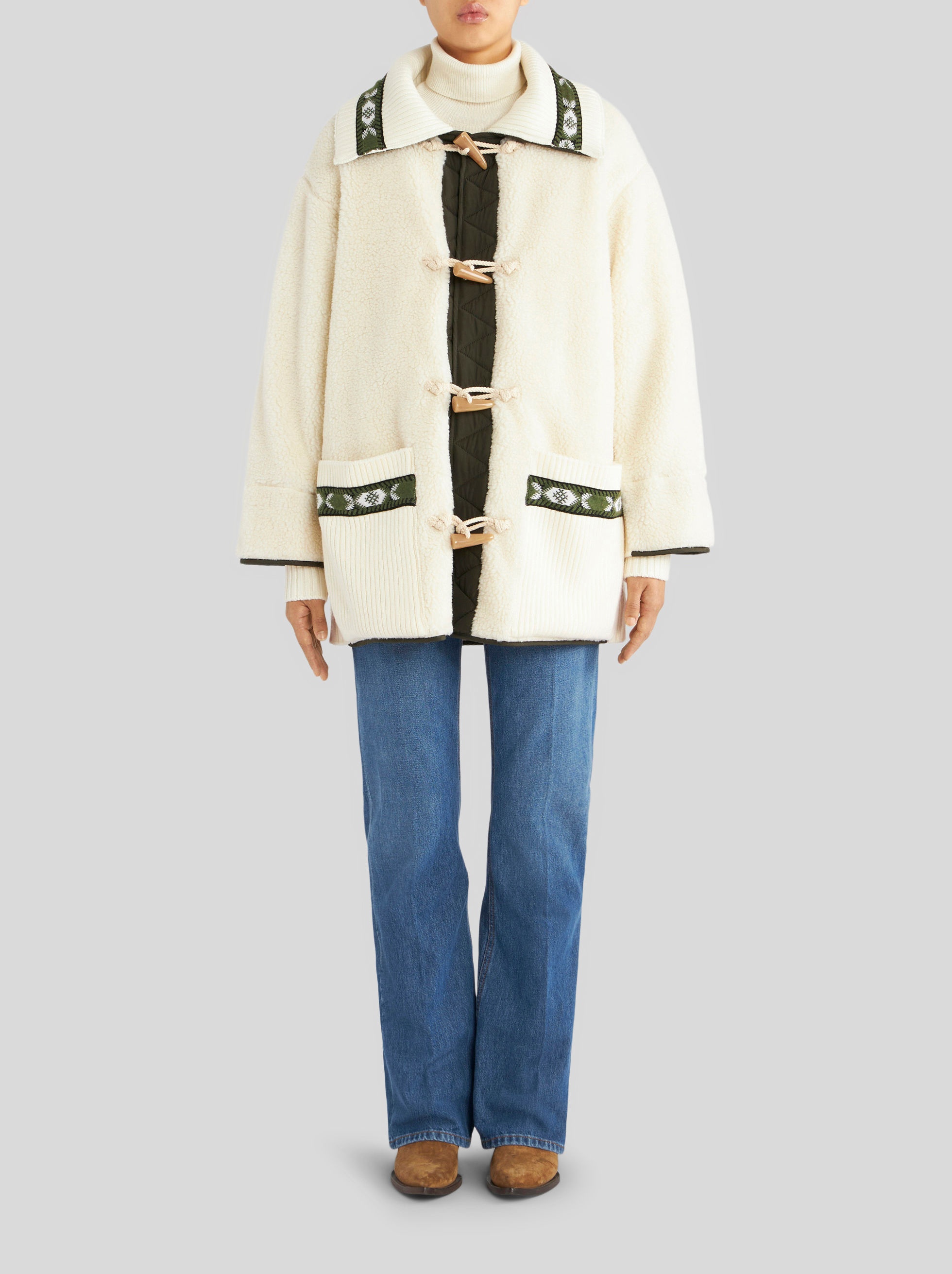 COAT WITH TOGGLES - 3