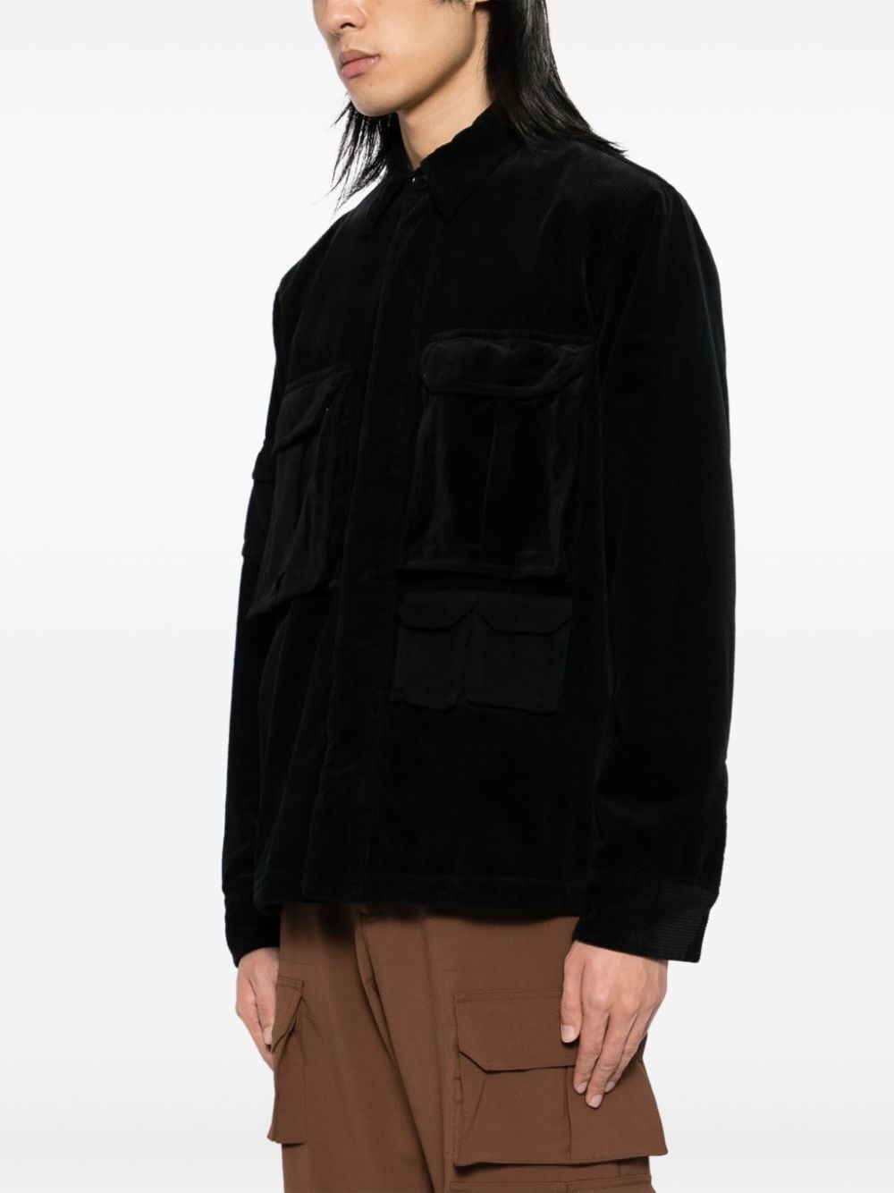 corduroy shirt jacket - 3