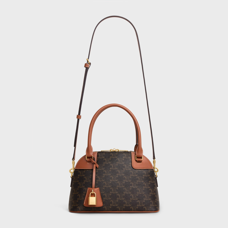 SMALL BOWLING IN Triomphe Canvas and Calfskin 5